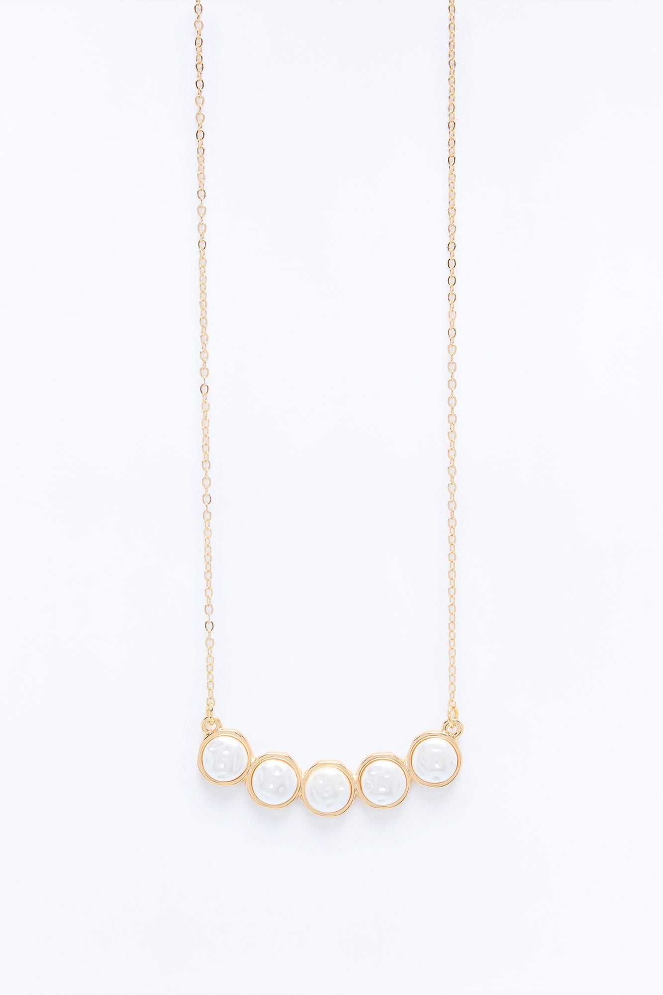 Lucky Pick Pendant Necklace - Gold image 3