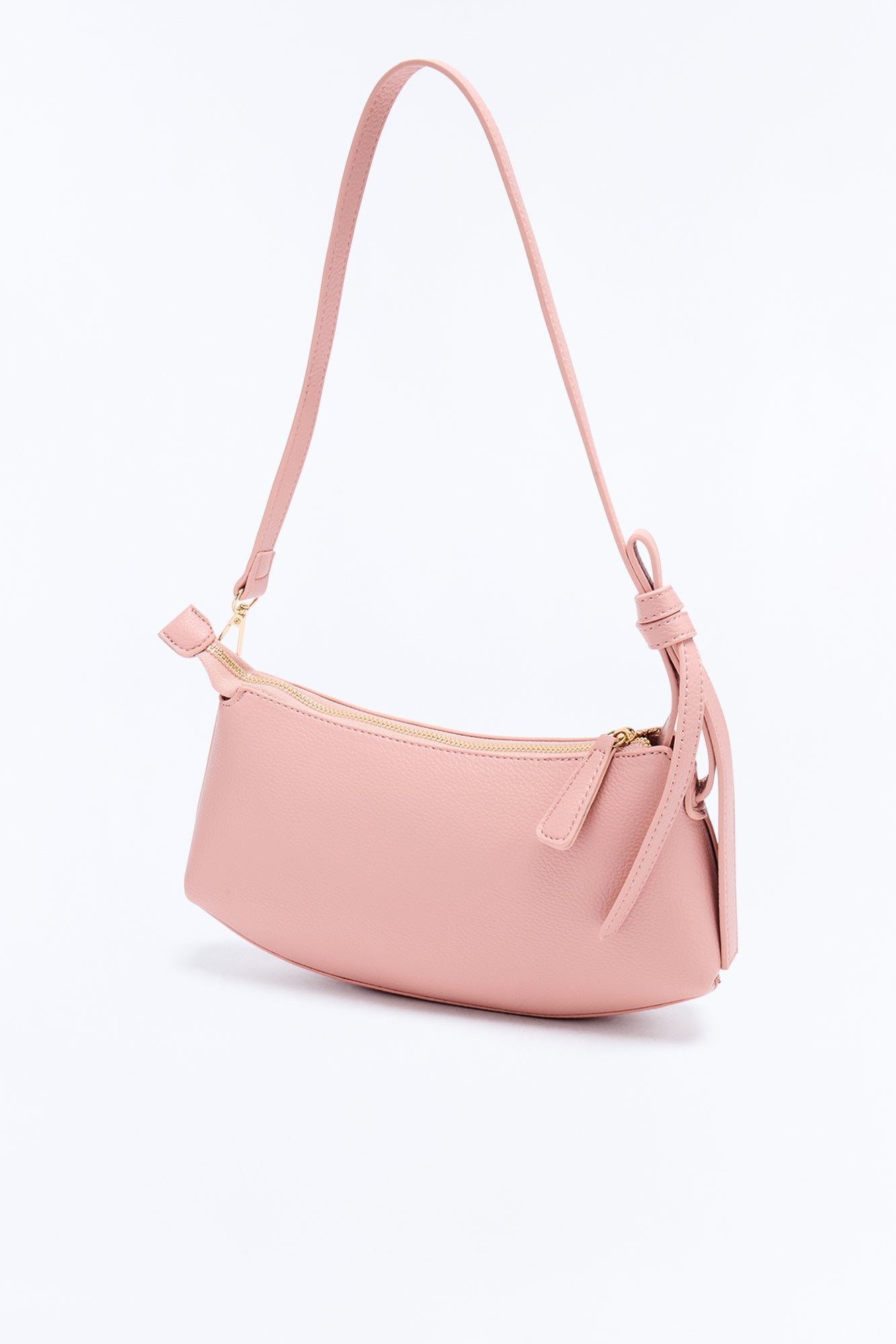 Beauty Of The Bow Faux Leather Shoulder Handbag - Pink image 3