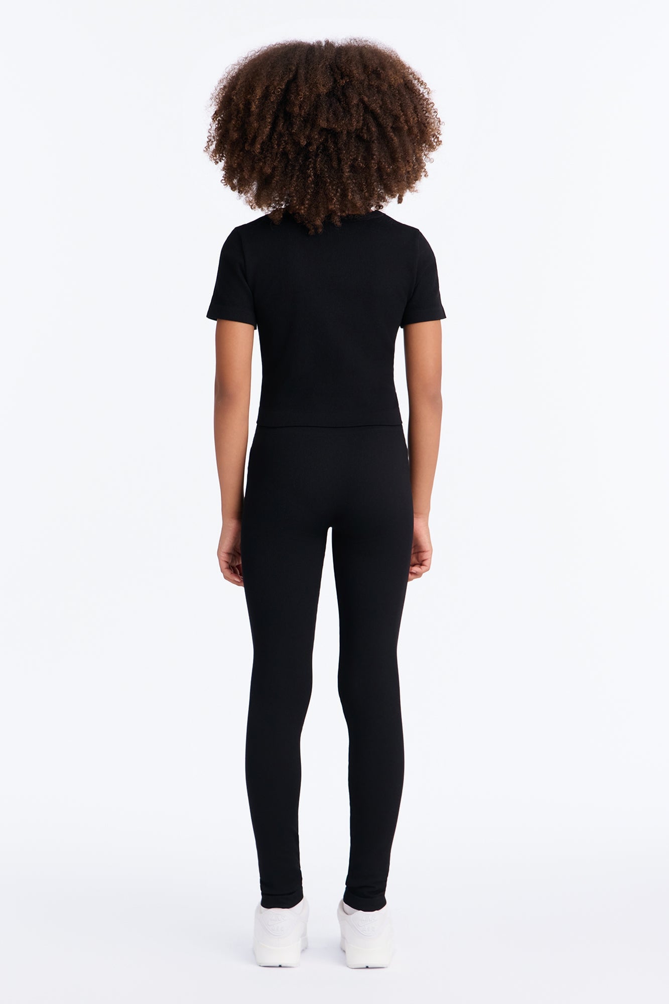 Mini Alisa Seamless Legging Set - Black image 3