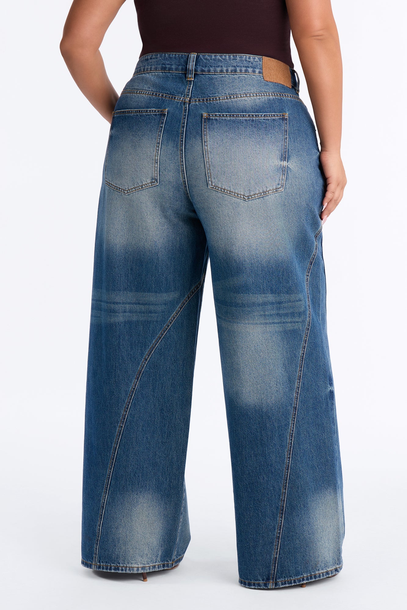 Kennedy Classic Wide Leg Jeans - Vintage Wash image 4