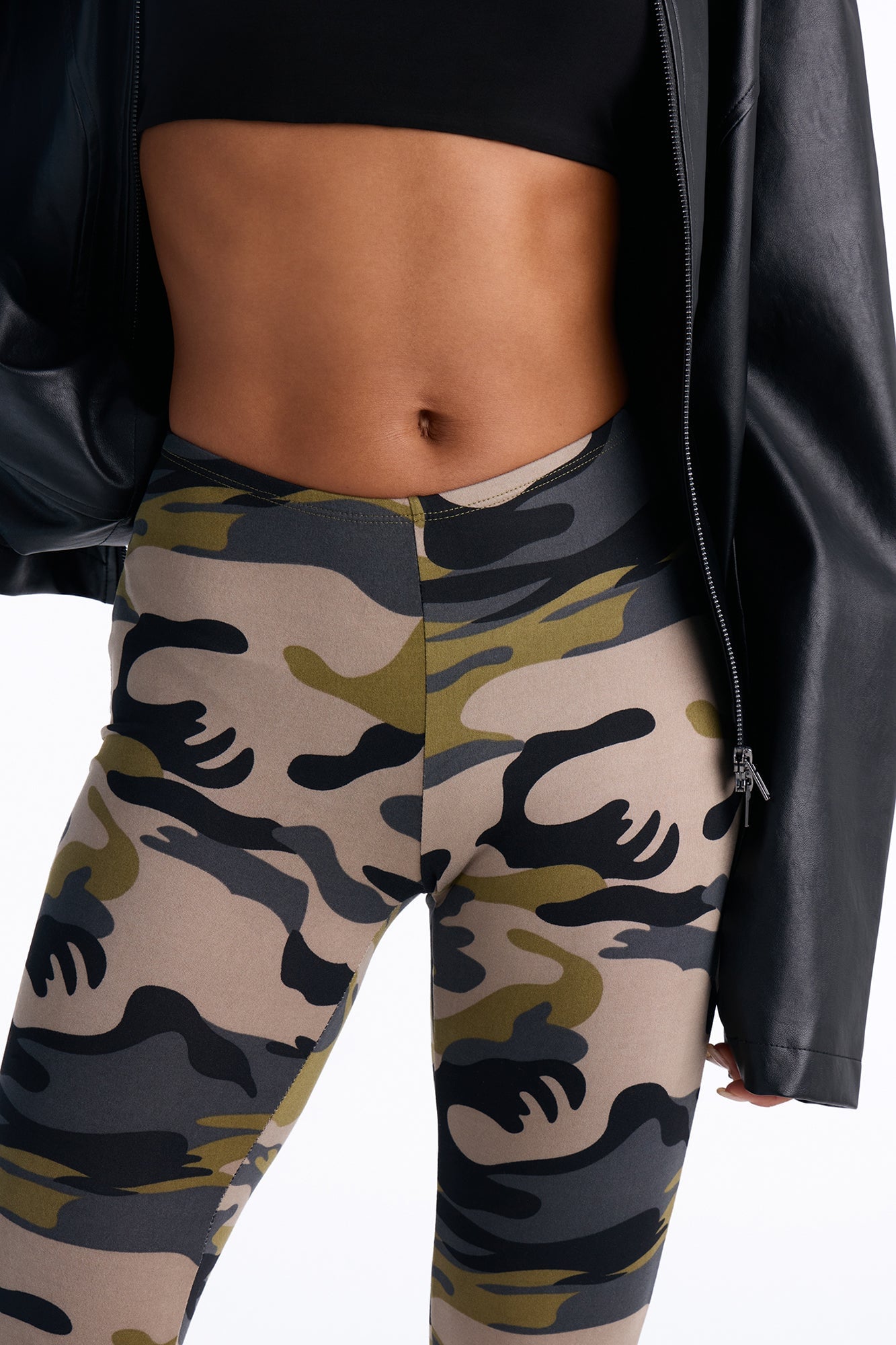 Break Free Low Rise Capri Legging - Grey/combo image 7