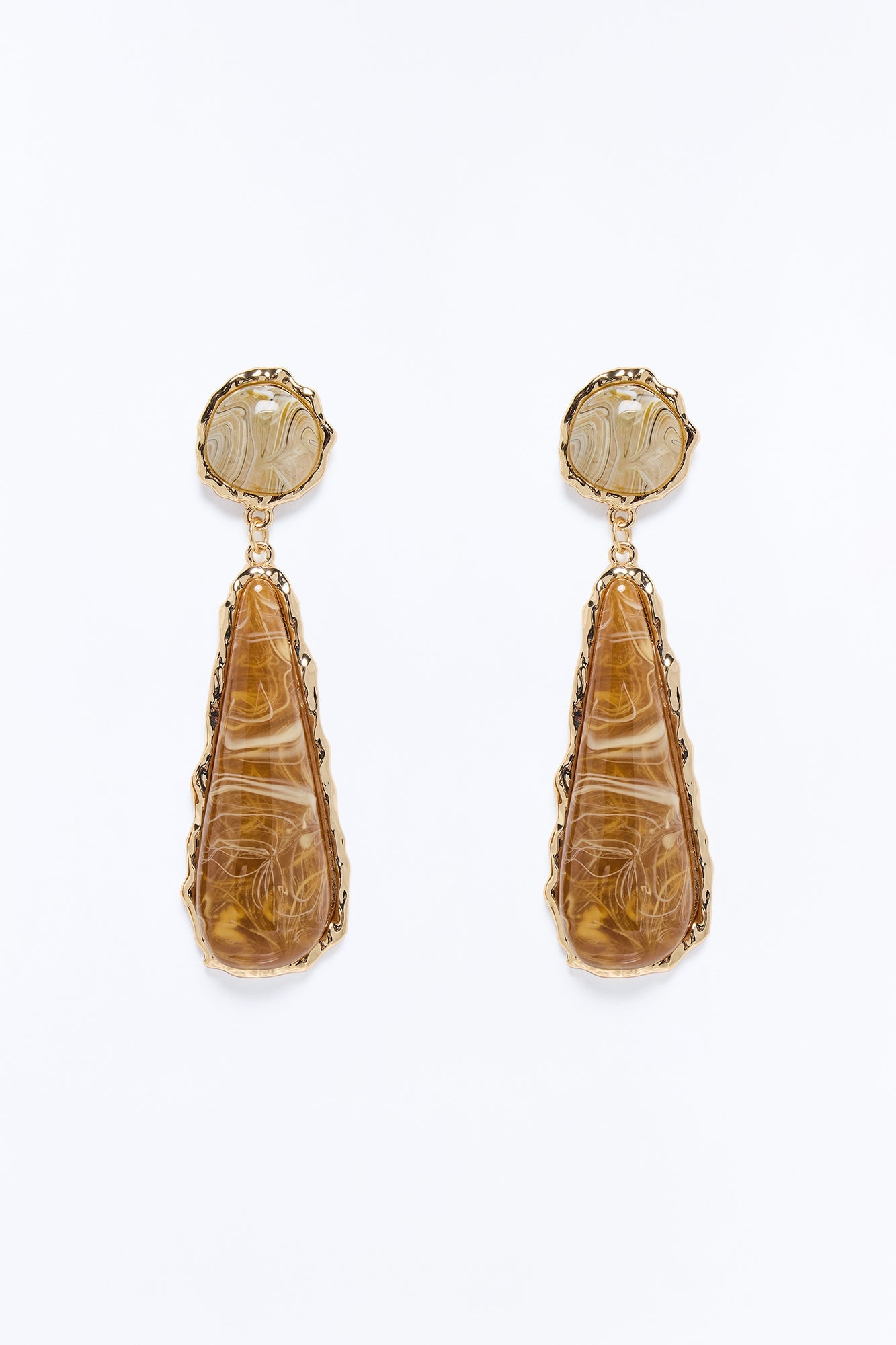 Terra Spark Drop Earrings - Brown/combo image 3