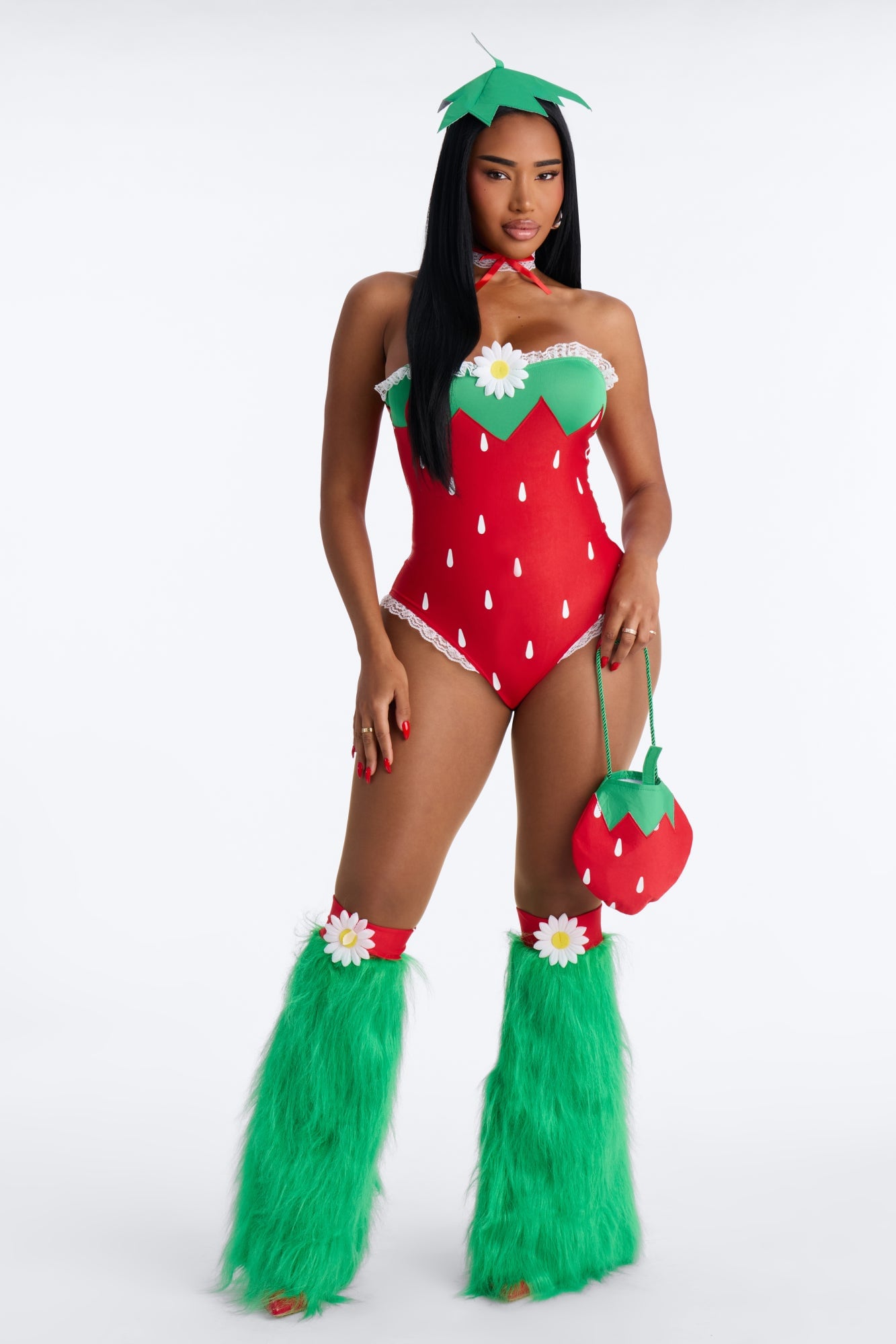 Favorite Sweet Treat 5 Piece Costume Set - Red/combo image 3