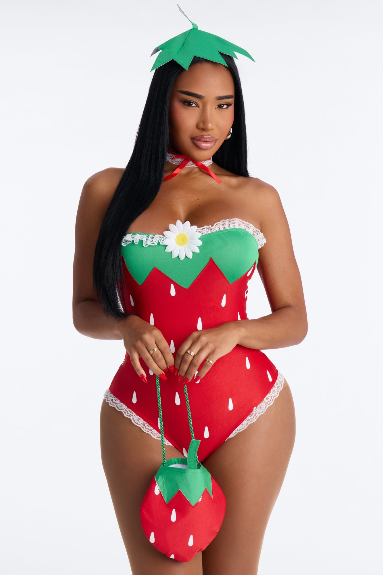 Favorite Sweet Treat 5 Piece Costume Set - Red/combo image 4