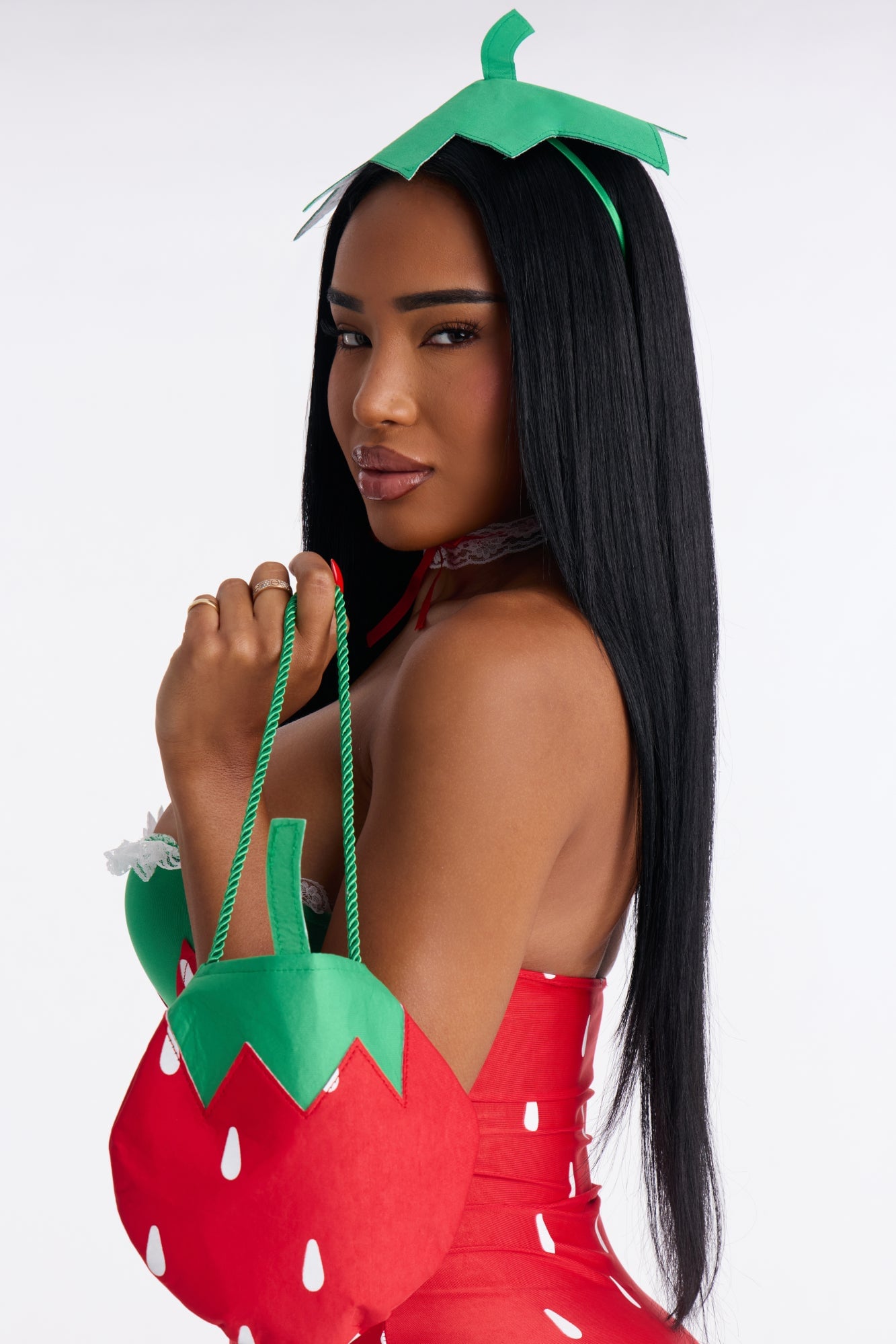 Favorite Sweet Treat 5 Piece Costume Set - Red/combo image 5
