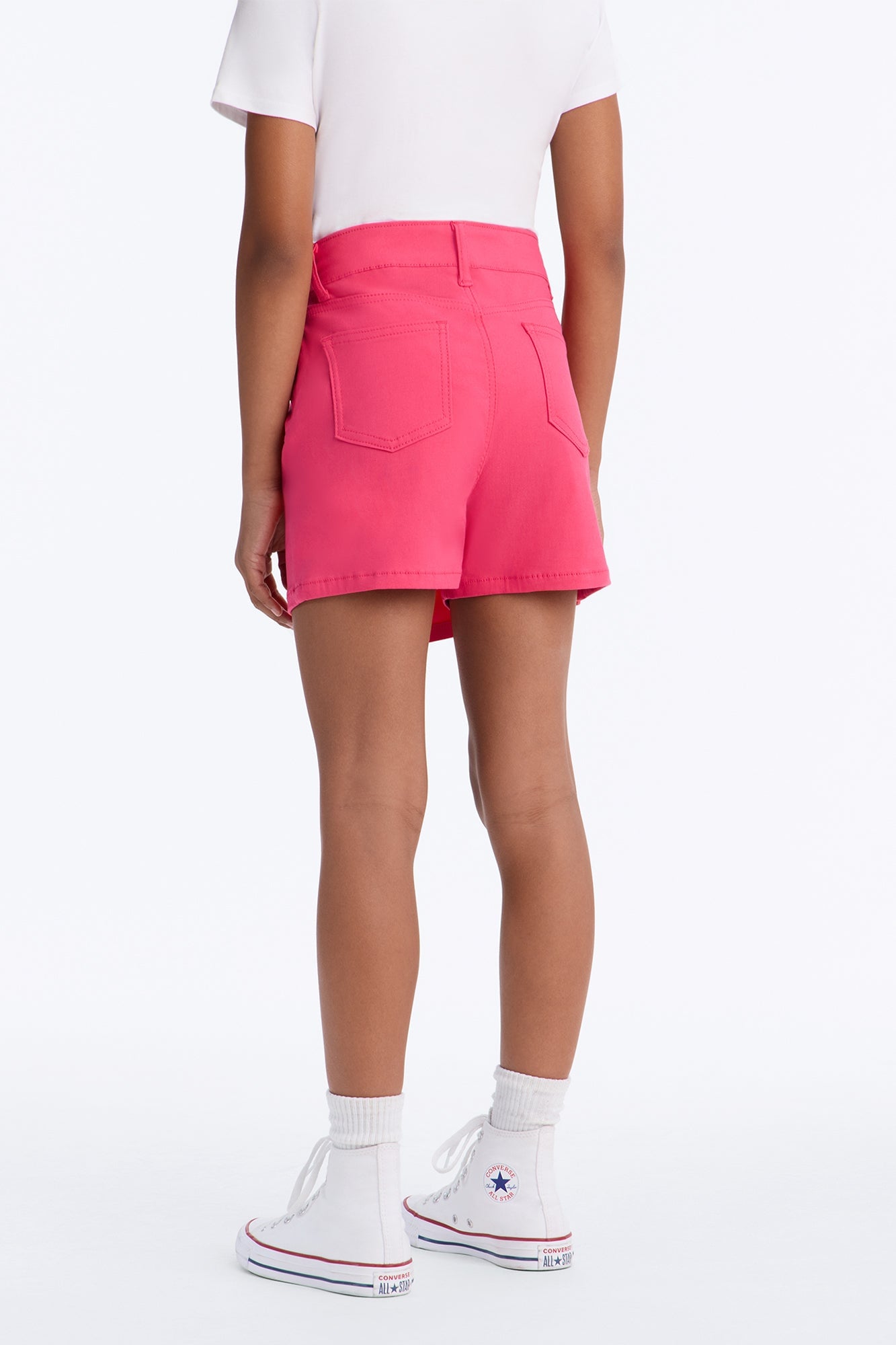 Mini Bestie For The Restie Denim Skort - Hot Pink image 3