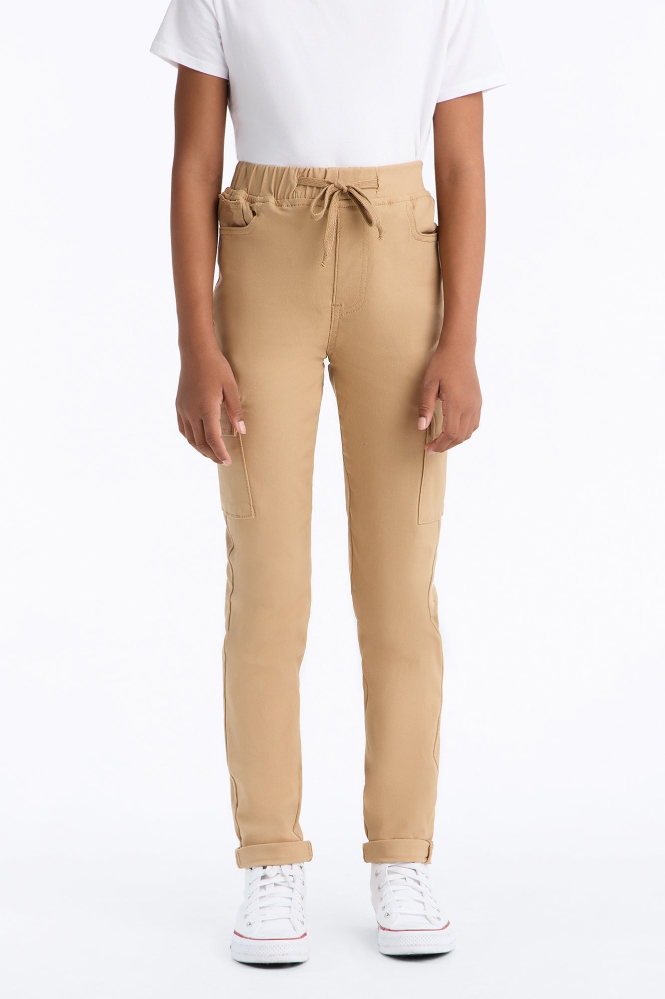 Mini Picture It Cargo Jogger Pants - Tan image 2