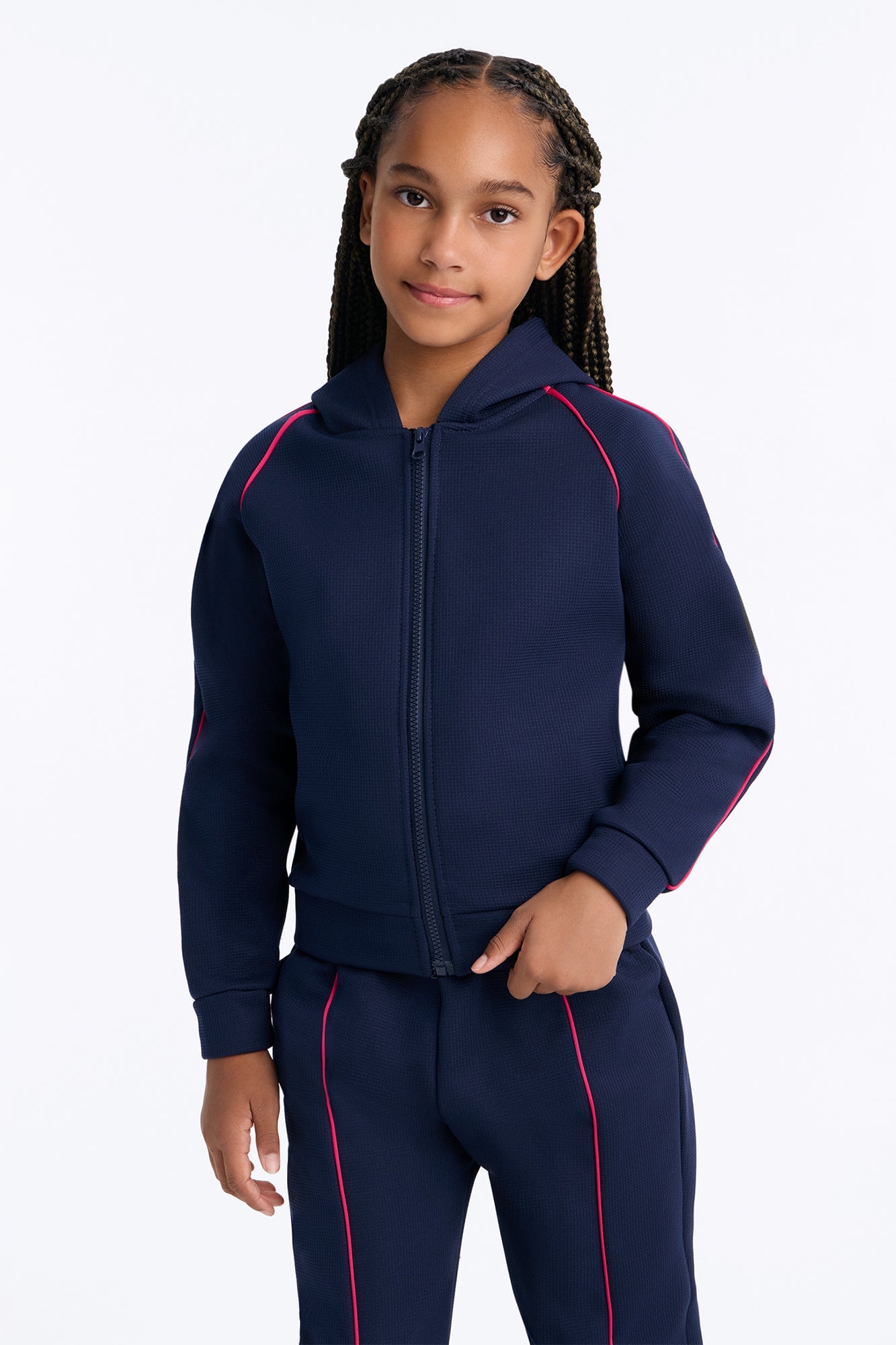 Mini Always On The Grind Pant Set - Navy image 2