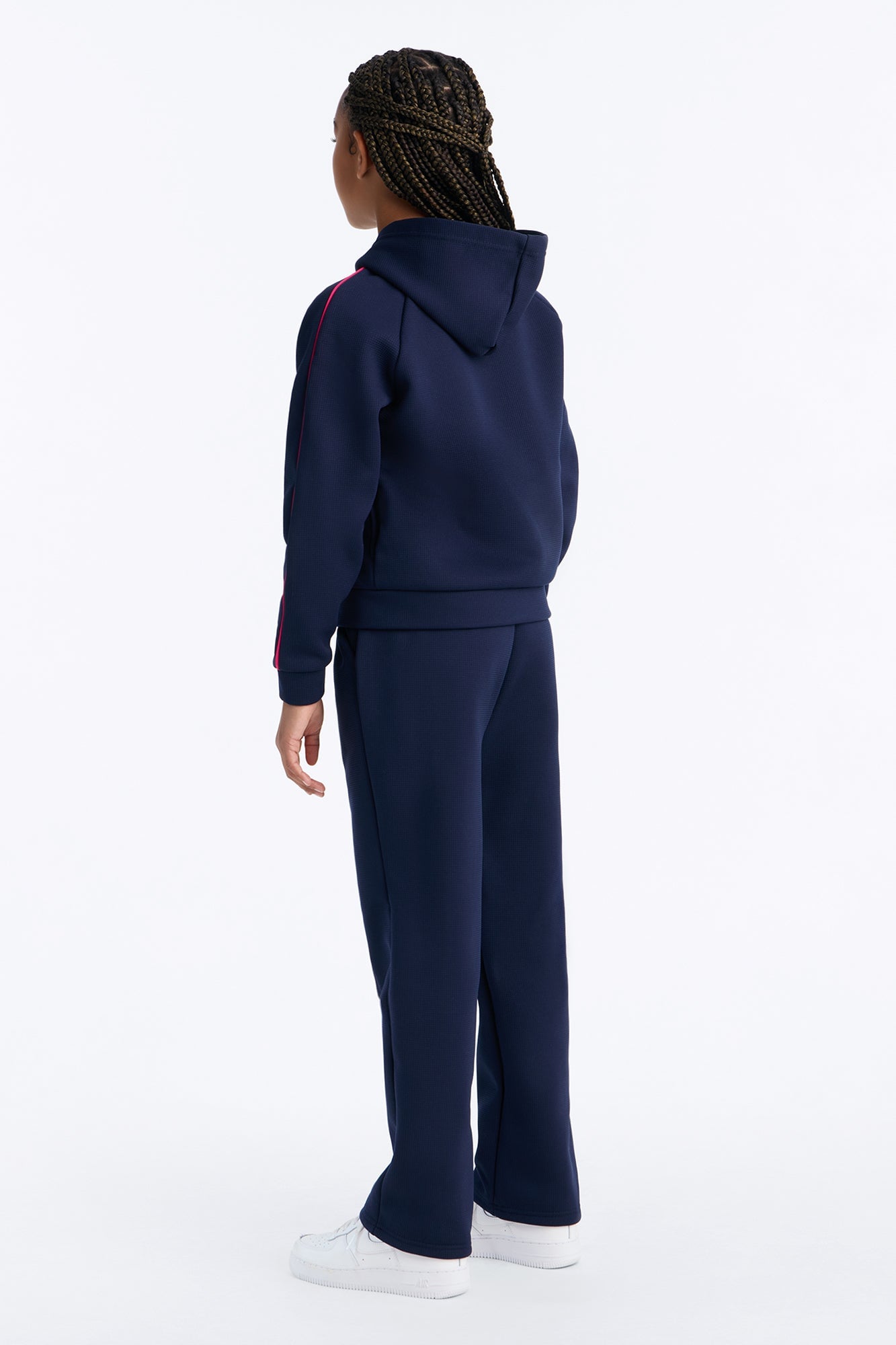 Mini Always On The Grind Pant Set - Navy image 3