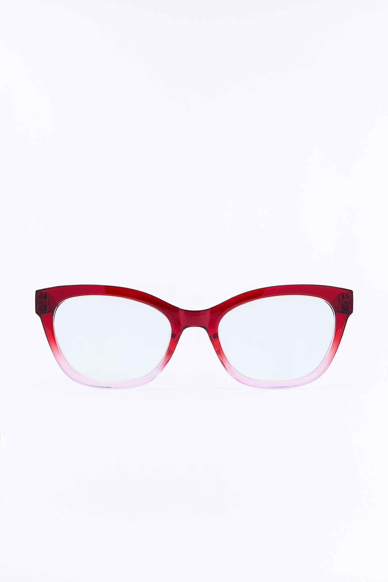 Ombre Aura Reader Glasses - Red/combo image 3