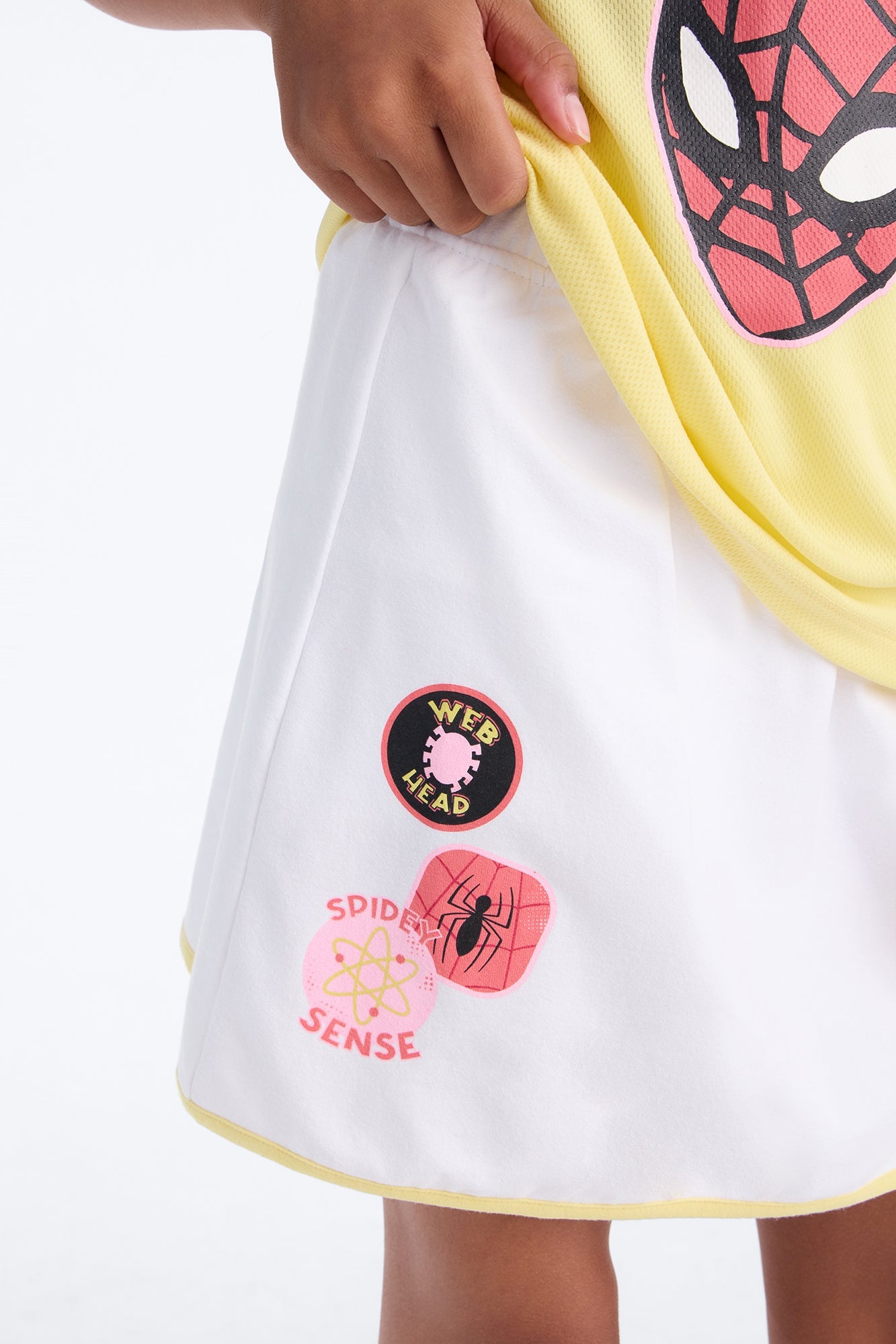 Mini Spiderman New York Skort Set - Yellow/combo image 4