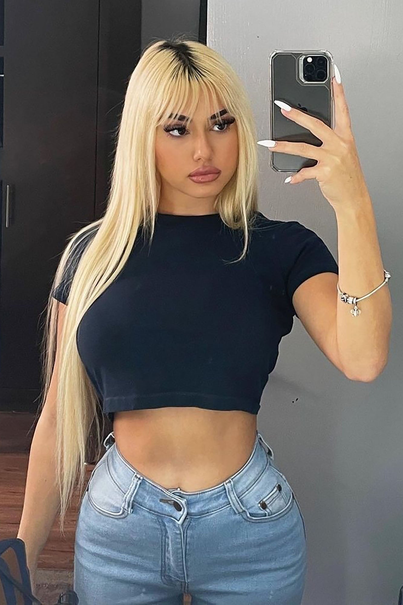 Robin Crop Top - Black image 8