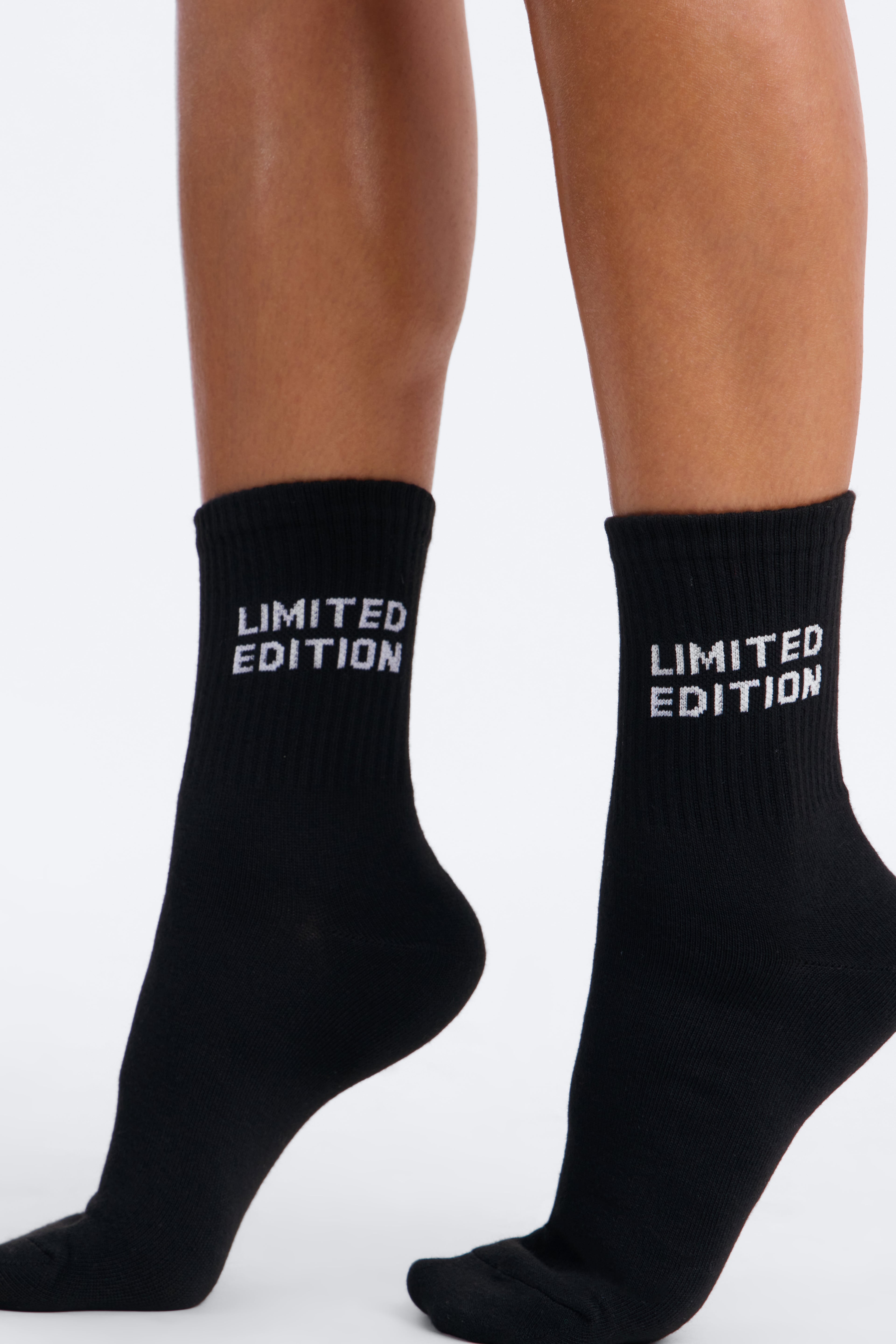 I Am Limited Edition Crew Socks - Black image 2