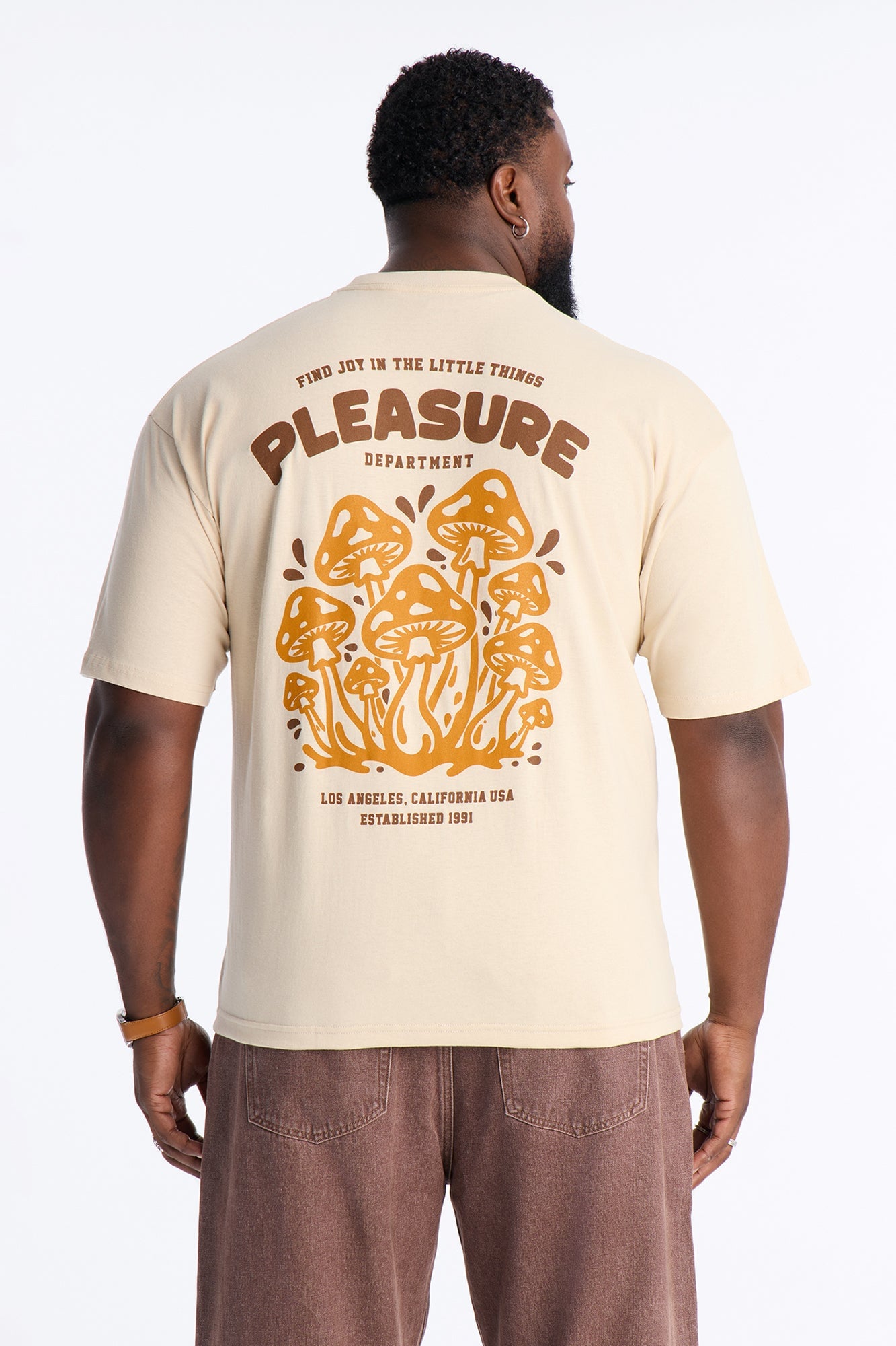 Pleasure Department Boxy Short Sleeve Tee - Sand image 3