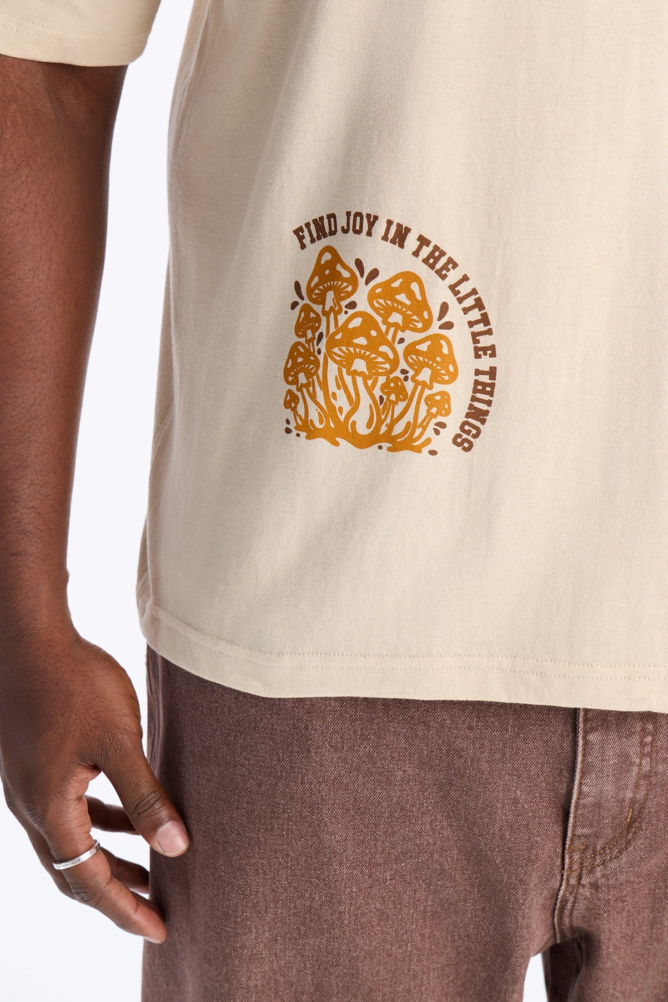 Pleasure Department Boxy Short Sleeve Tee - Sand image 5