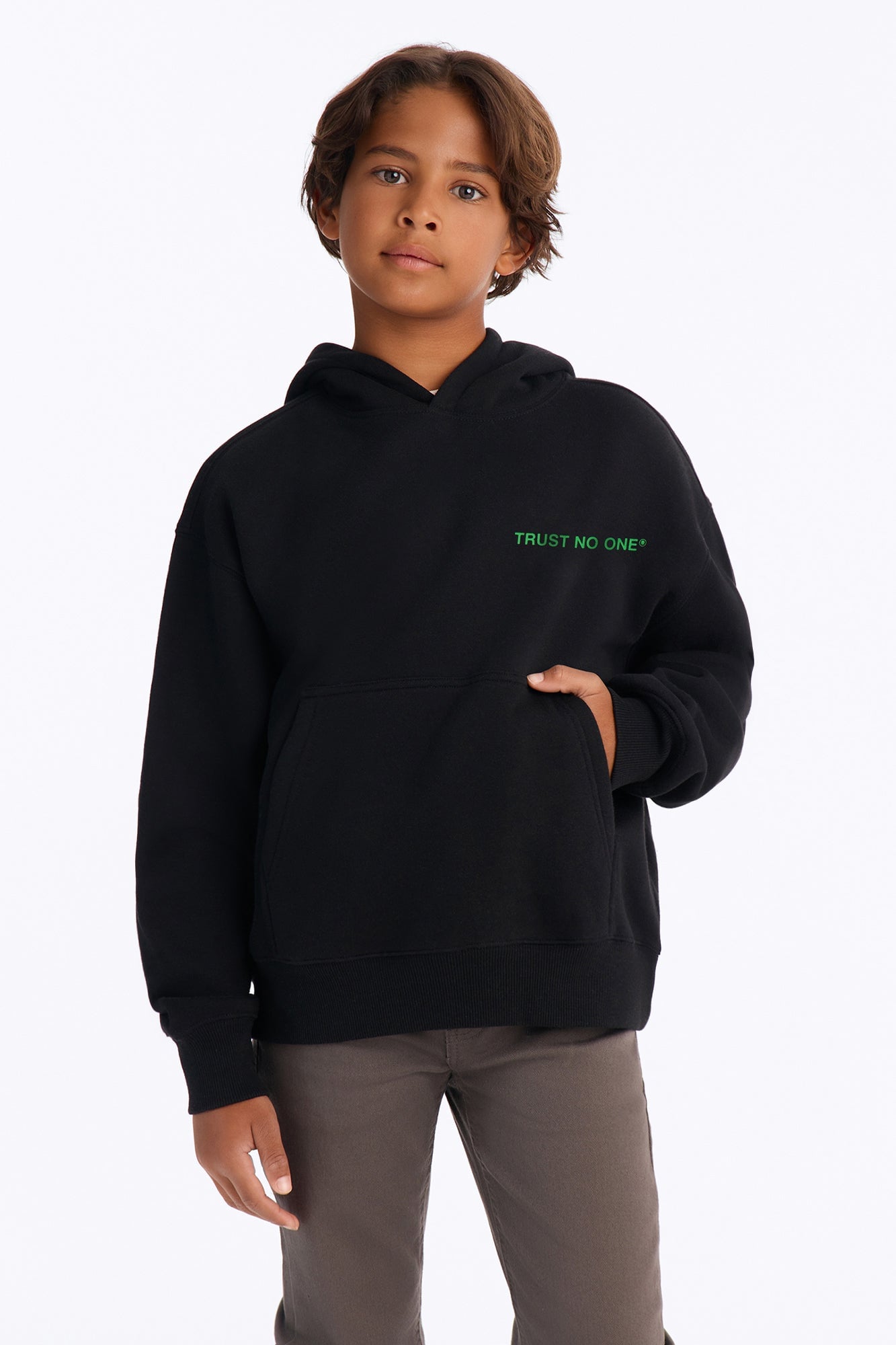 Mini Beware Of Snakes Hoodie - Black image 2