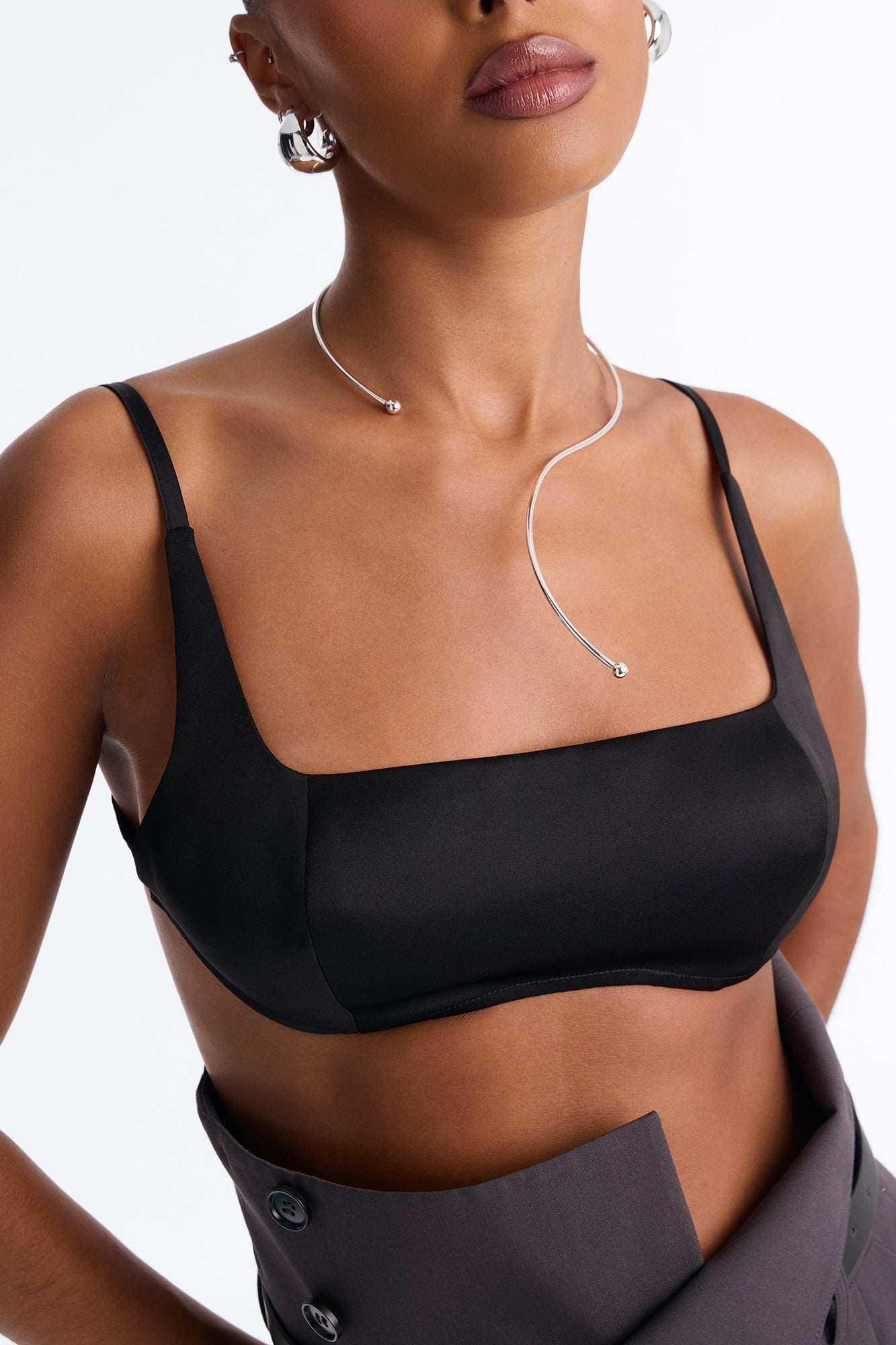 Making My Move Choker - Silver image 3