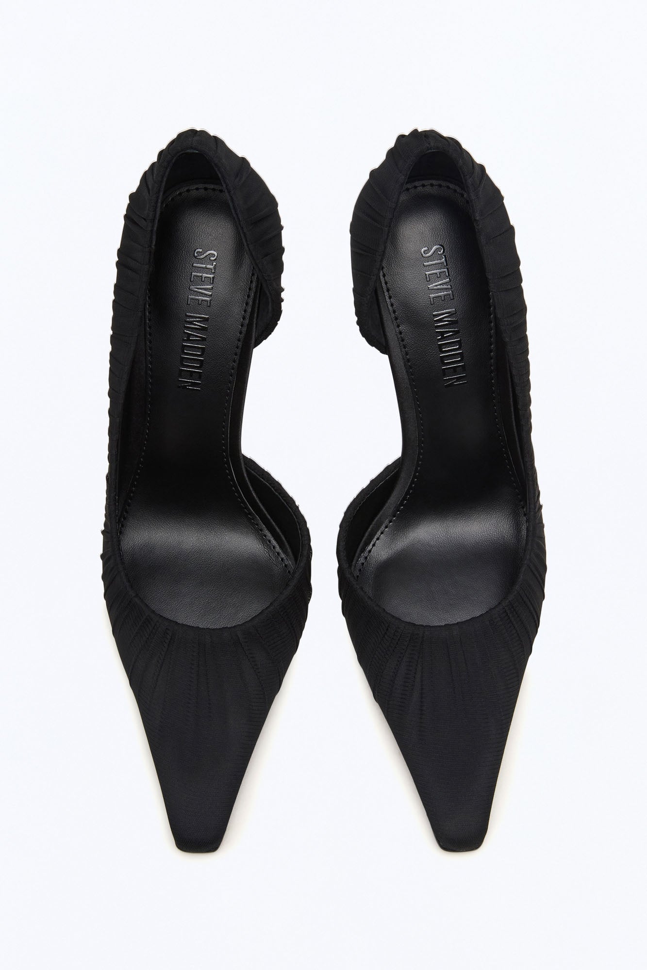 Steve Madden Elegant Mesh Stiletto Pumps - Black image 7