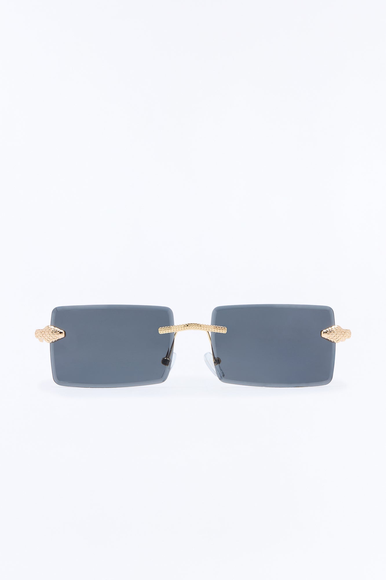 Public Enemy Snake Rimless Sunglasses - Grey/Gold image 3