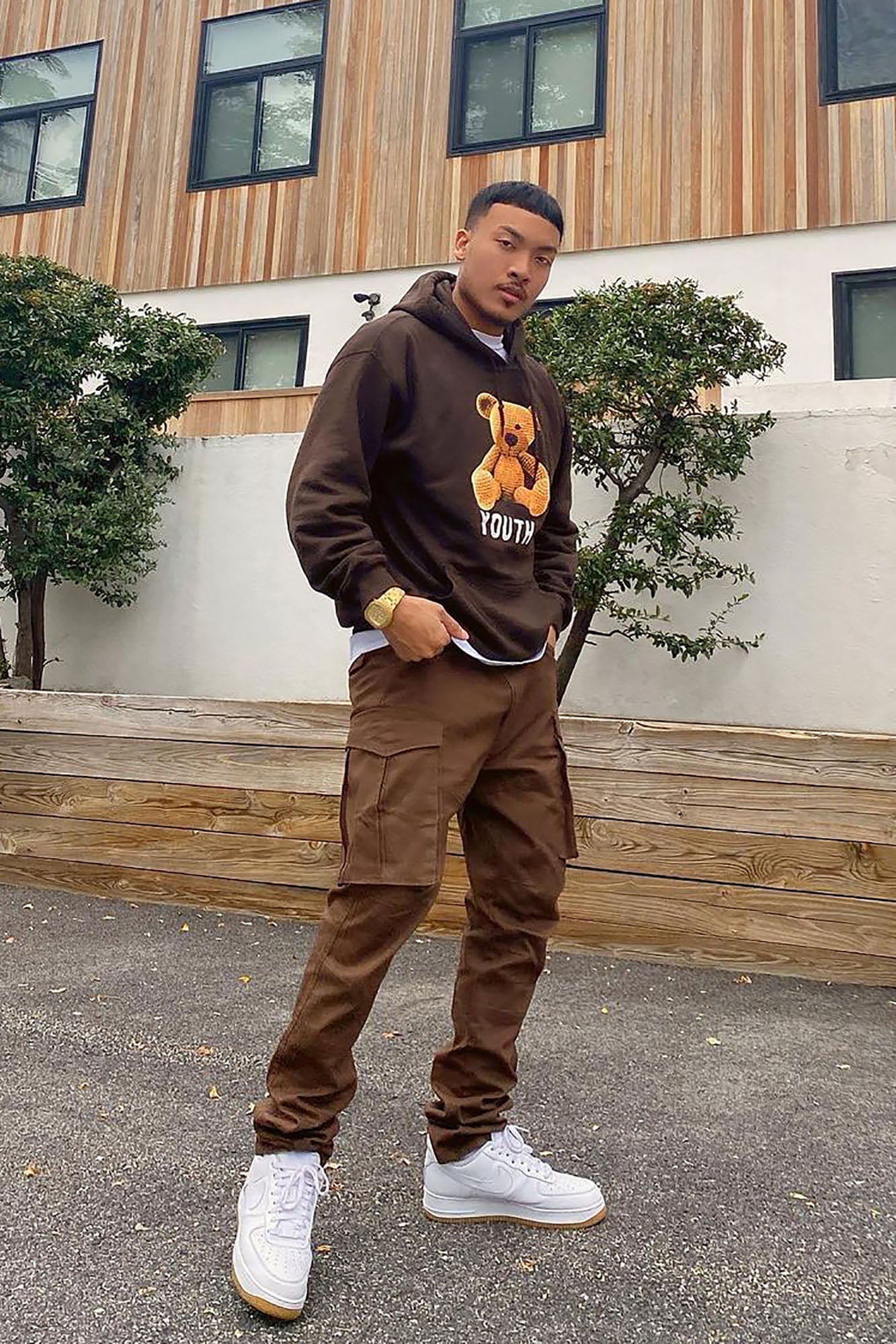 Summer Games Slim Cargo Pants - Brown image 4