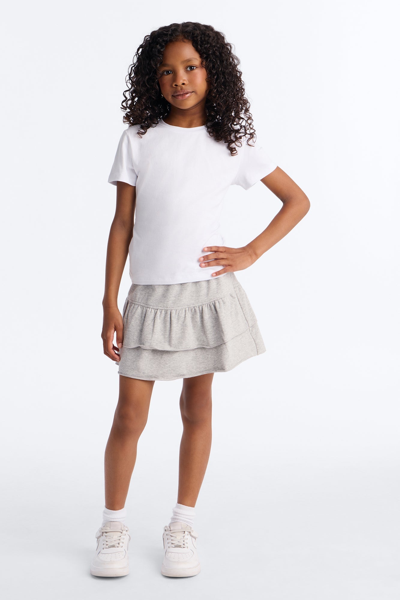 Mini My Everyday Crew Neck Tee - White image 2