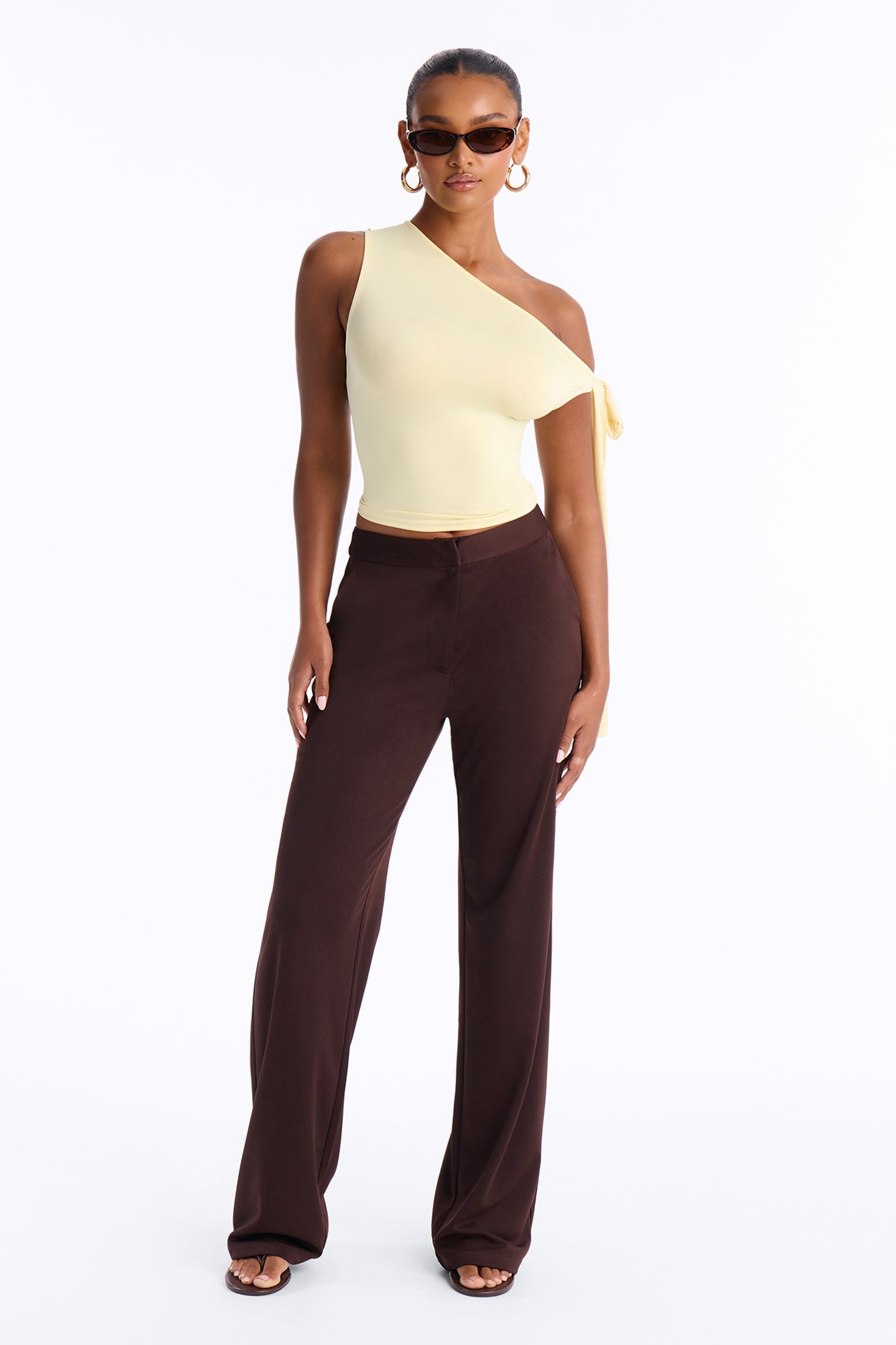 Kamari Off Shoulder Top - Butter Yellow image 6