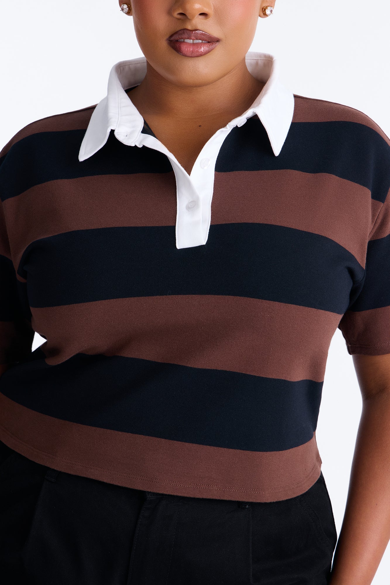 Sporty Era Polo Shirt - Brown/combo image 3