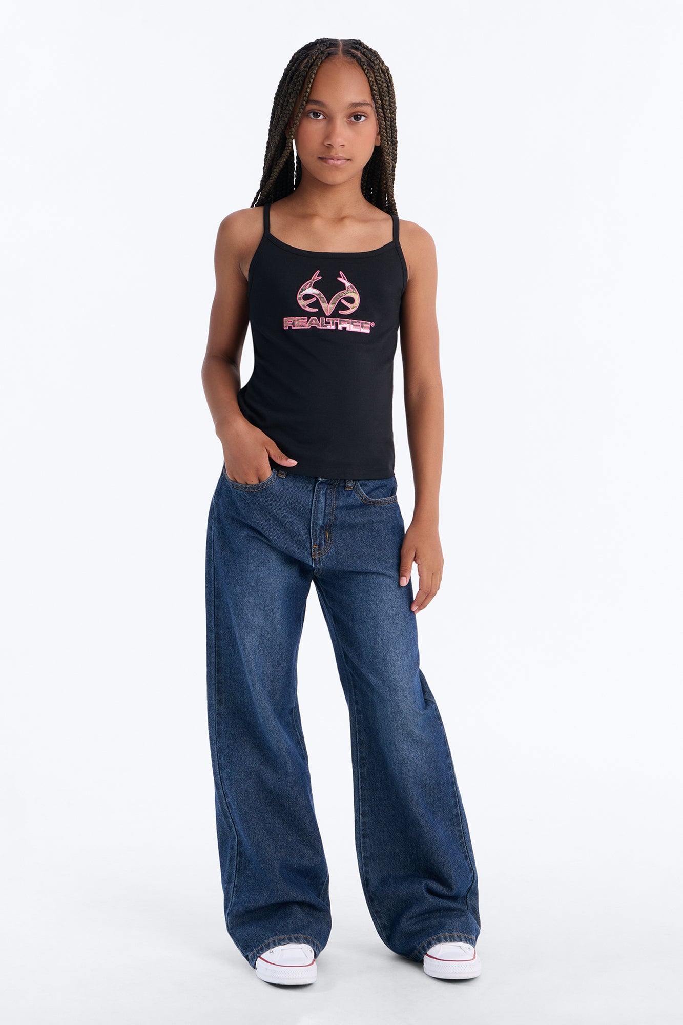 Mini Realtree Tank Top - Black image 2