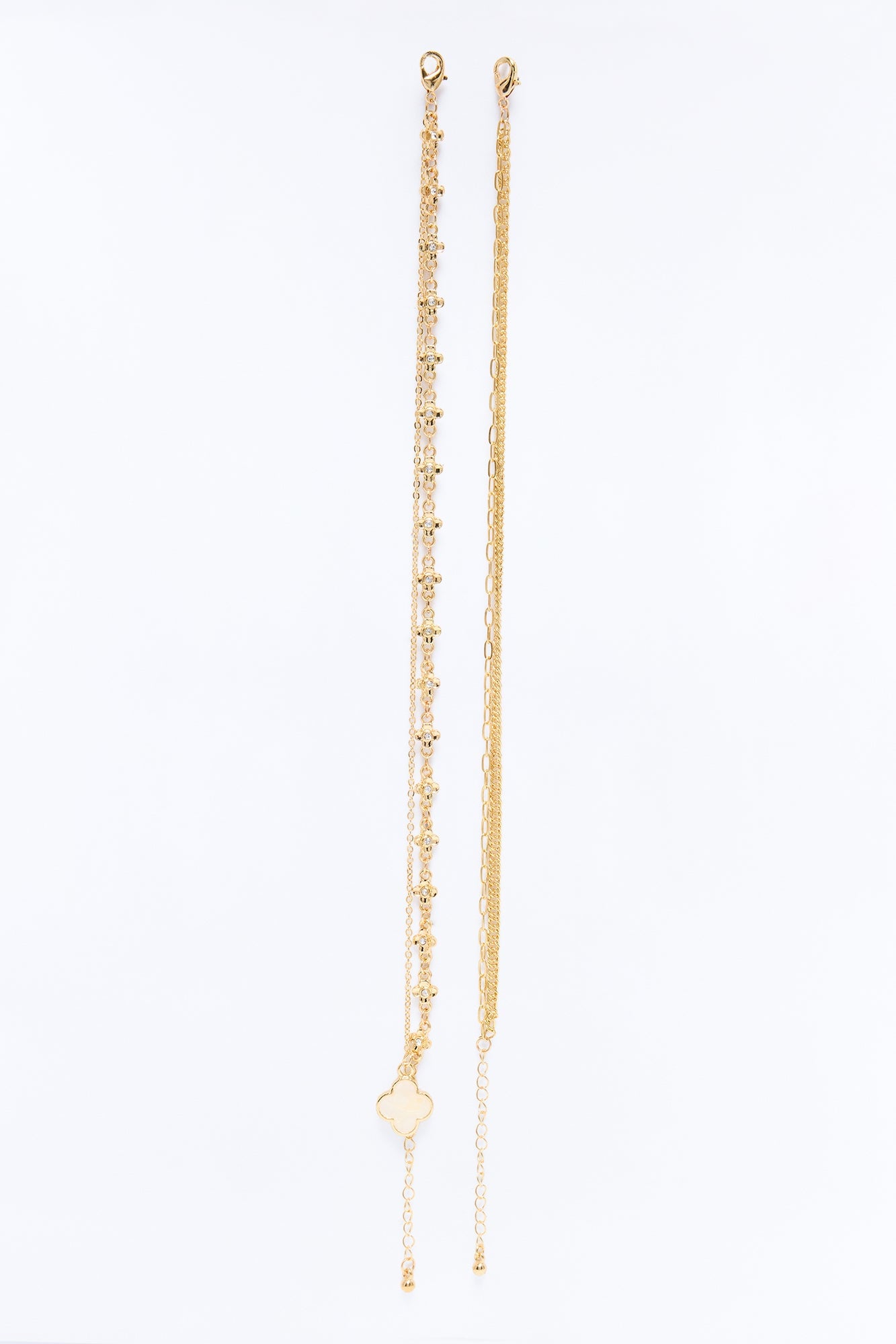 Layer It Up Anklet - Gold image 2