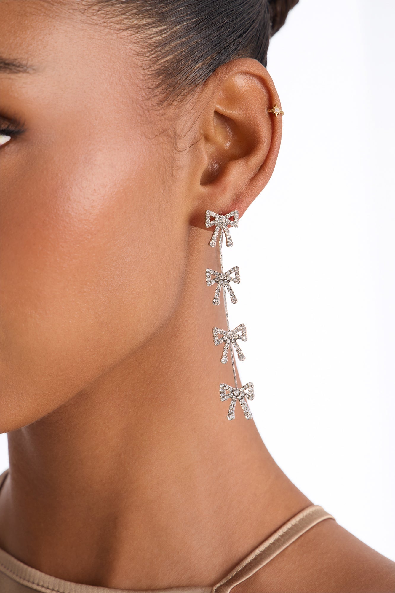 Been A Good Girl Drop Earrings - Silver image 2