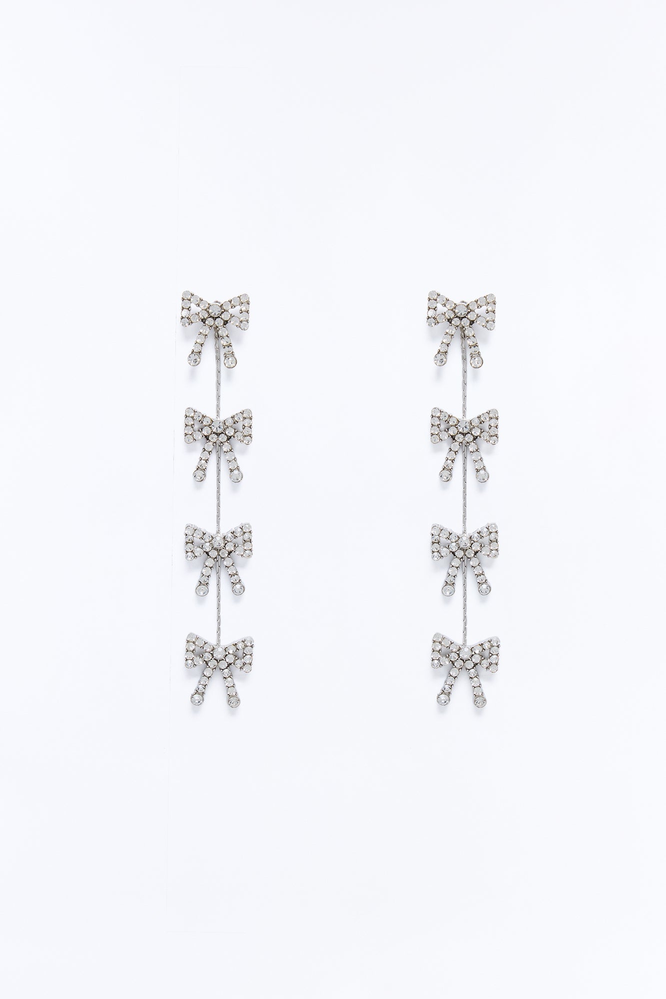Been A Good Girl Drop Earrings - Silver image 3