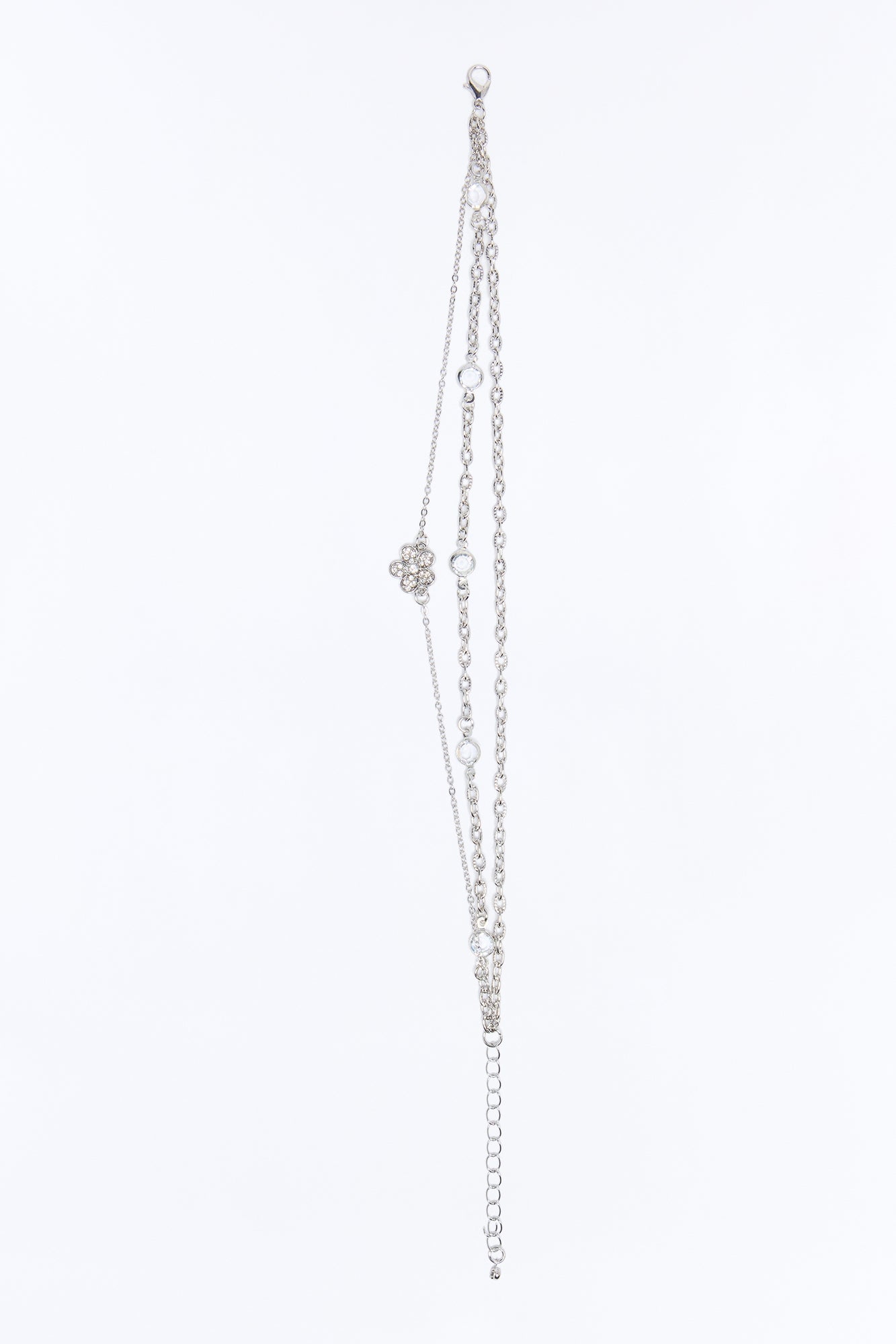 Florita Anklet - Silver image 3