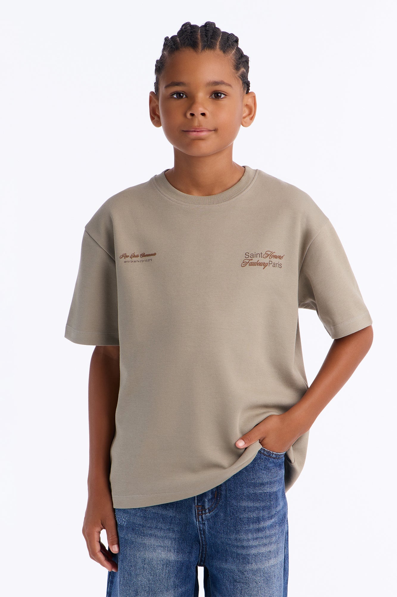 Mini Saint Paris Short Sleeve Tee - Sage image 1