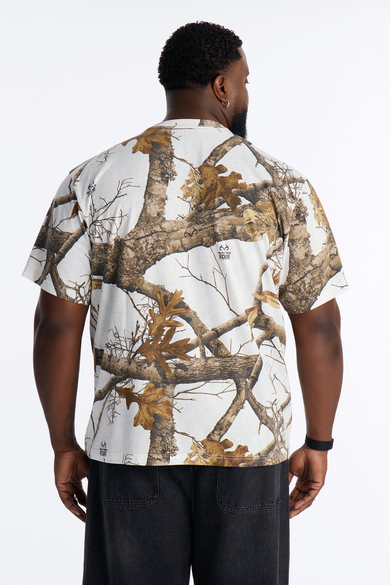 Real Tree Barbed Wire Heart Short Sleeve Tee - Camouflage image 4