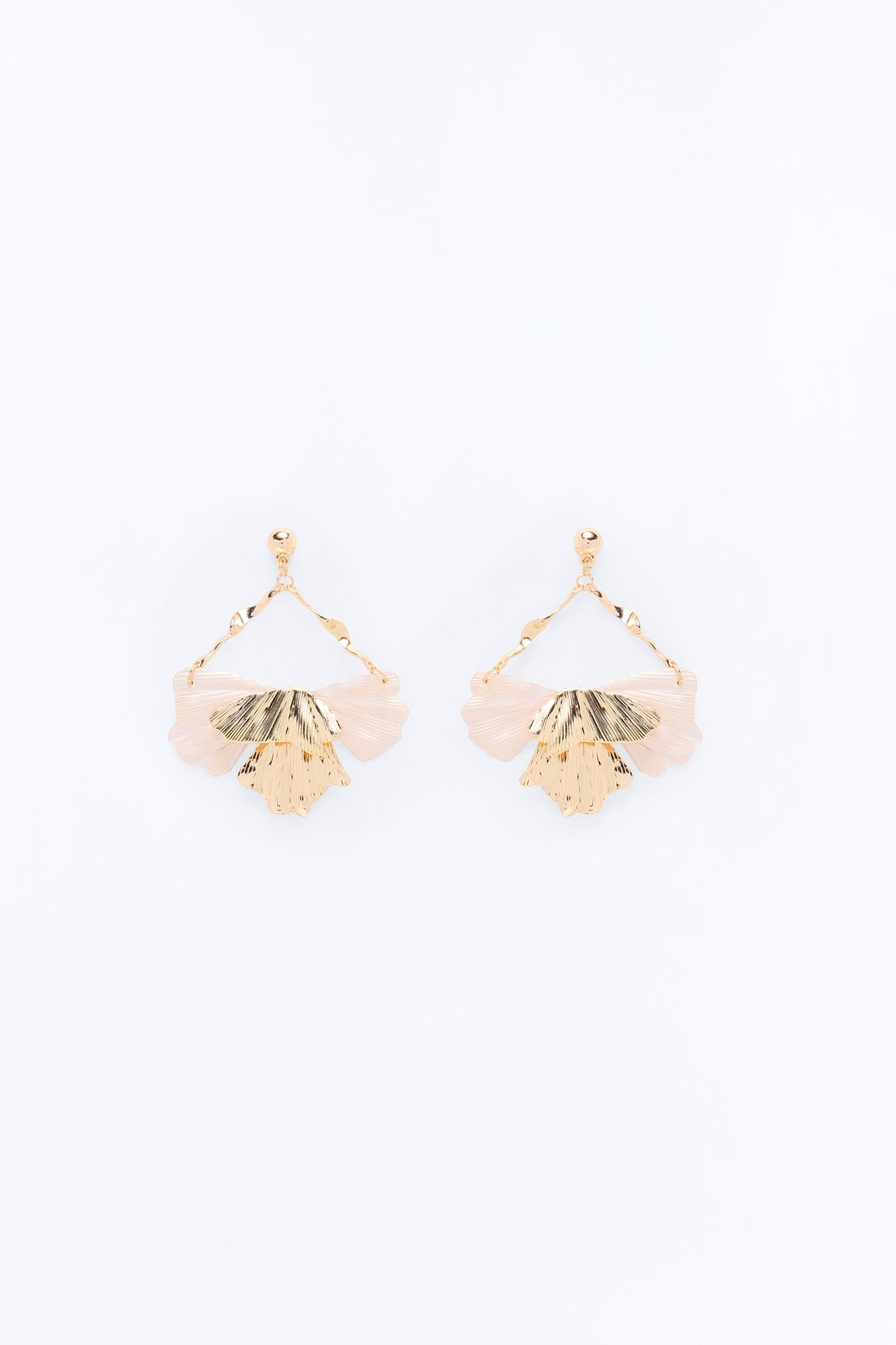 Never A Fan Girl Drop Earrings - Gold/combo image 3
