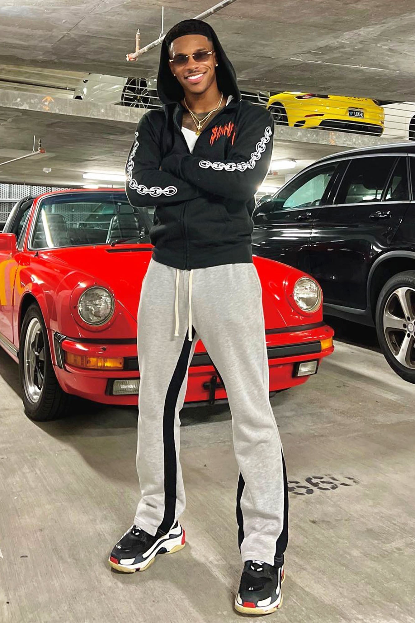 Tayson Flared Sweatpants - Grey image 12