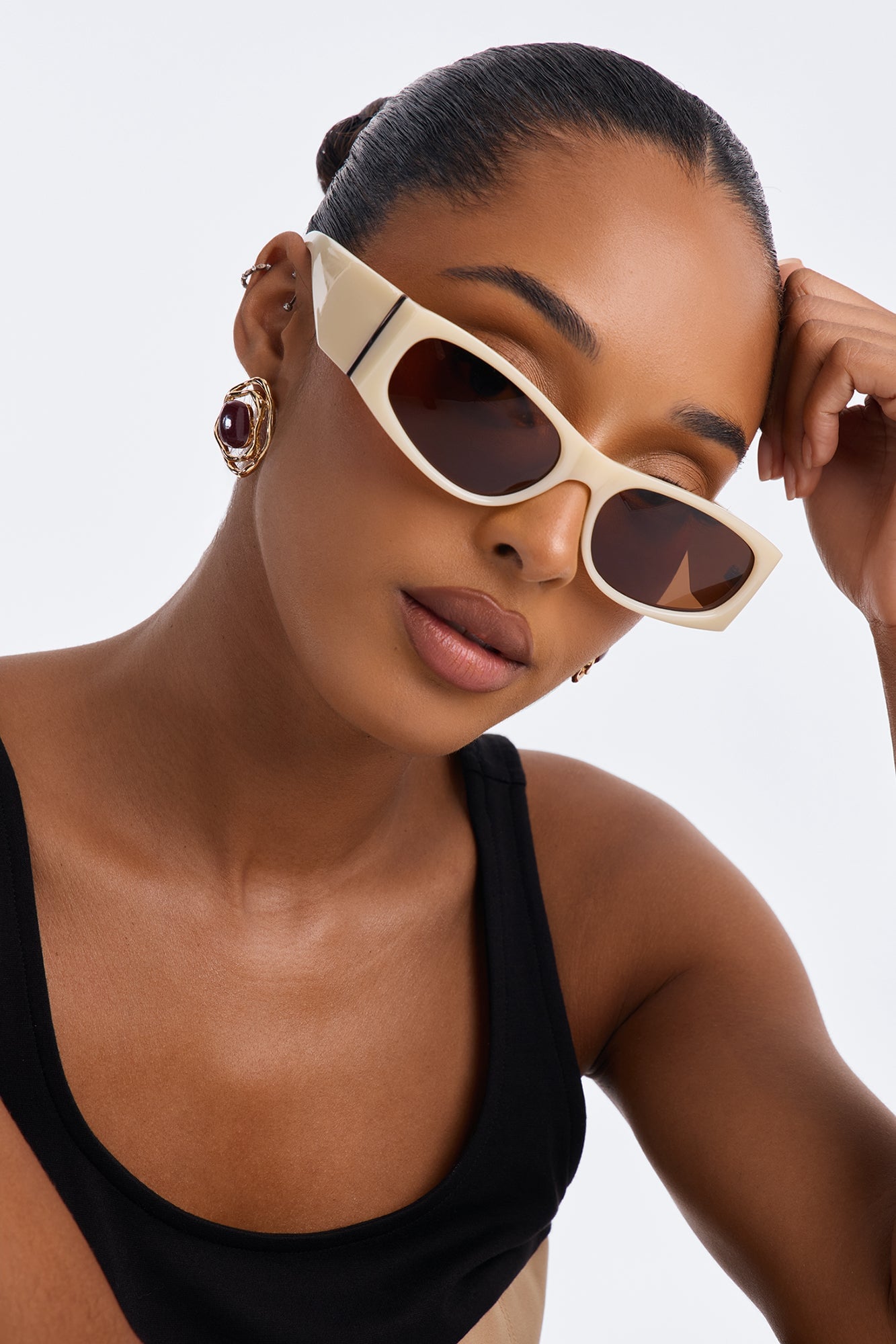 Ray Rush Sunglasses - Ivory image 2