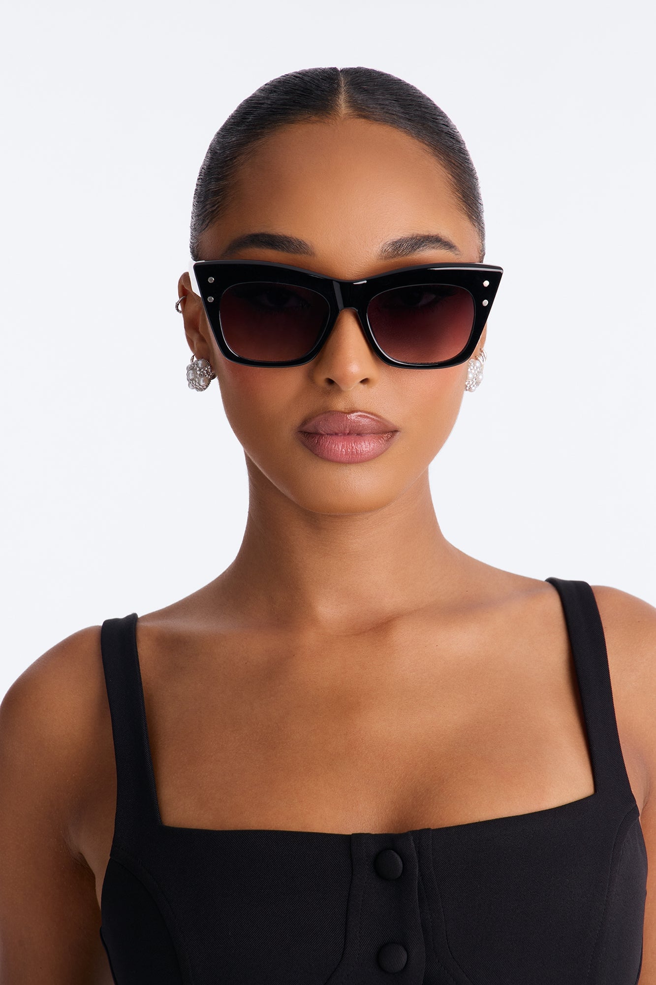Lip Service Sunglasses - Black image 1