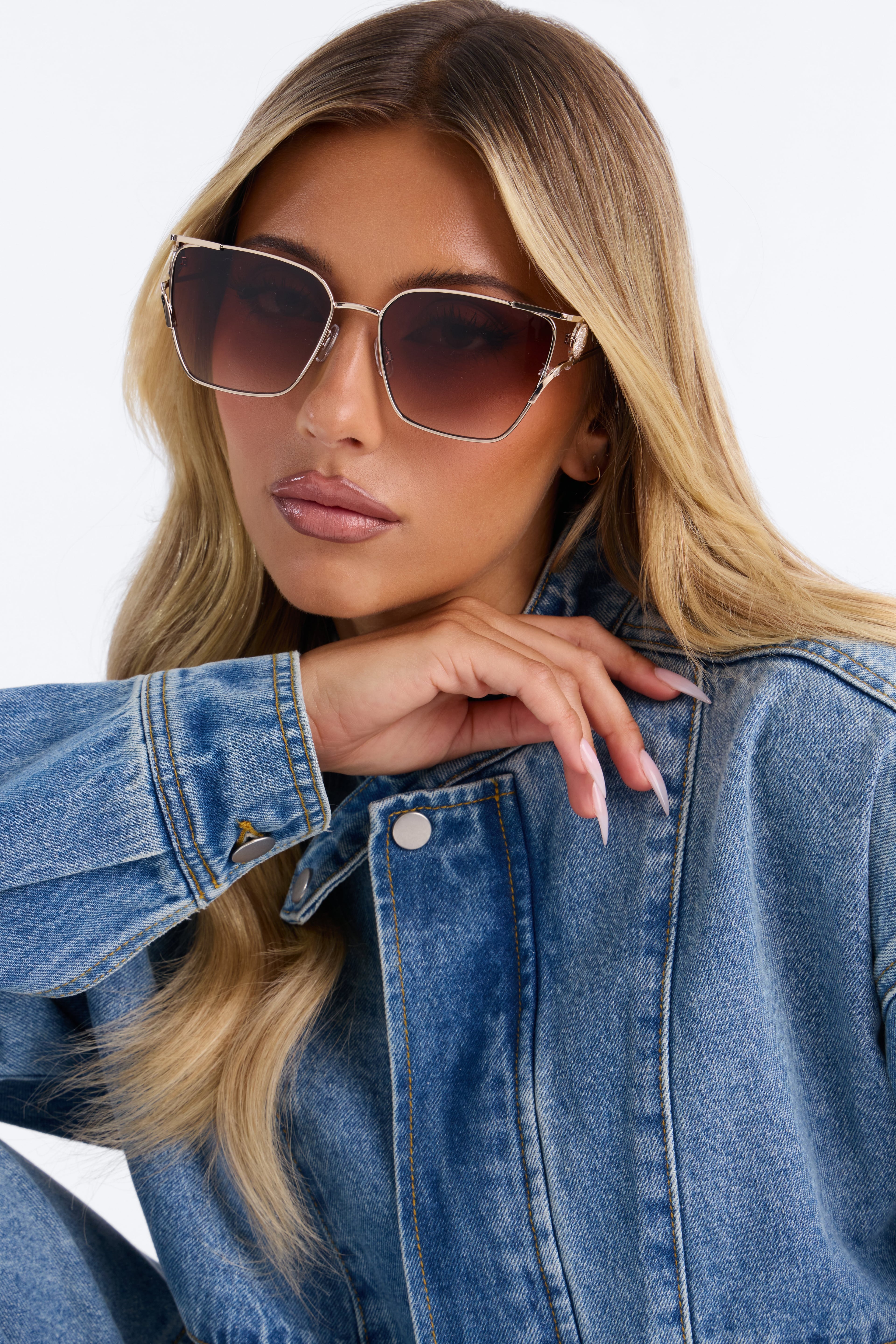 Lions Eye Sunglasses - Gold/Brown image 2
