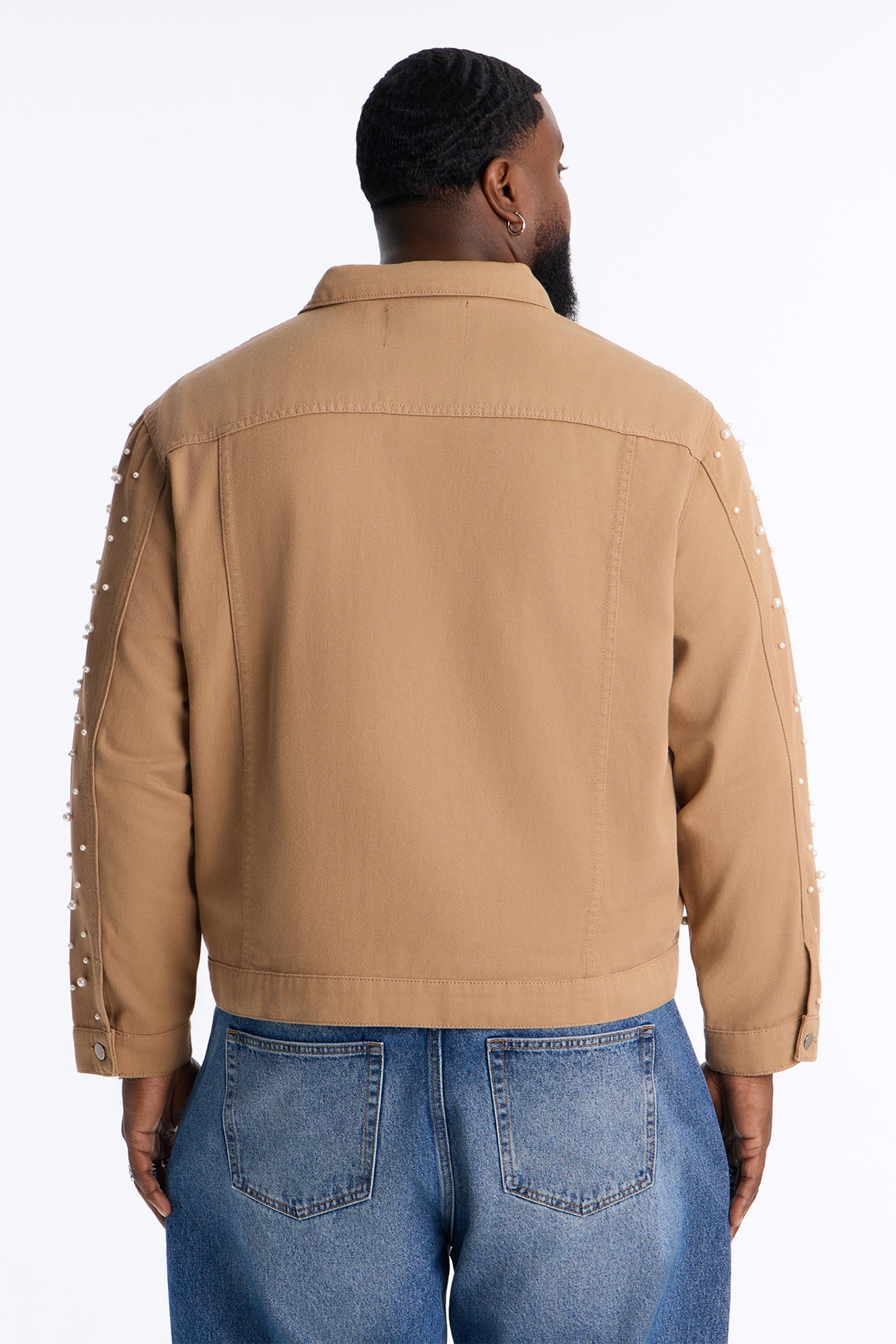 All Over Hardware Work Jacket - Khaki image 4