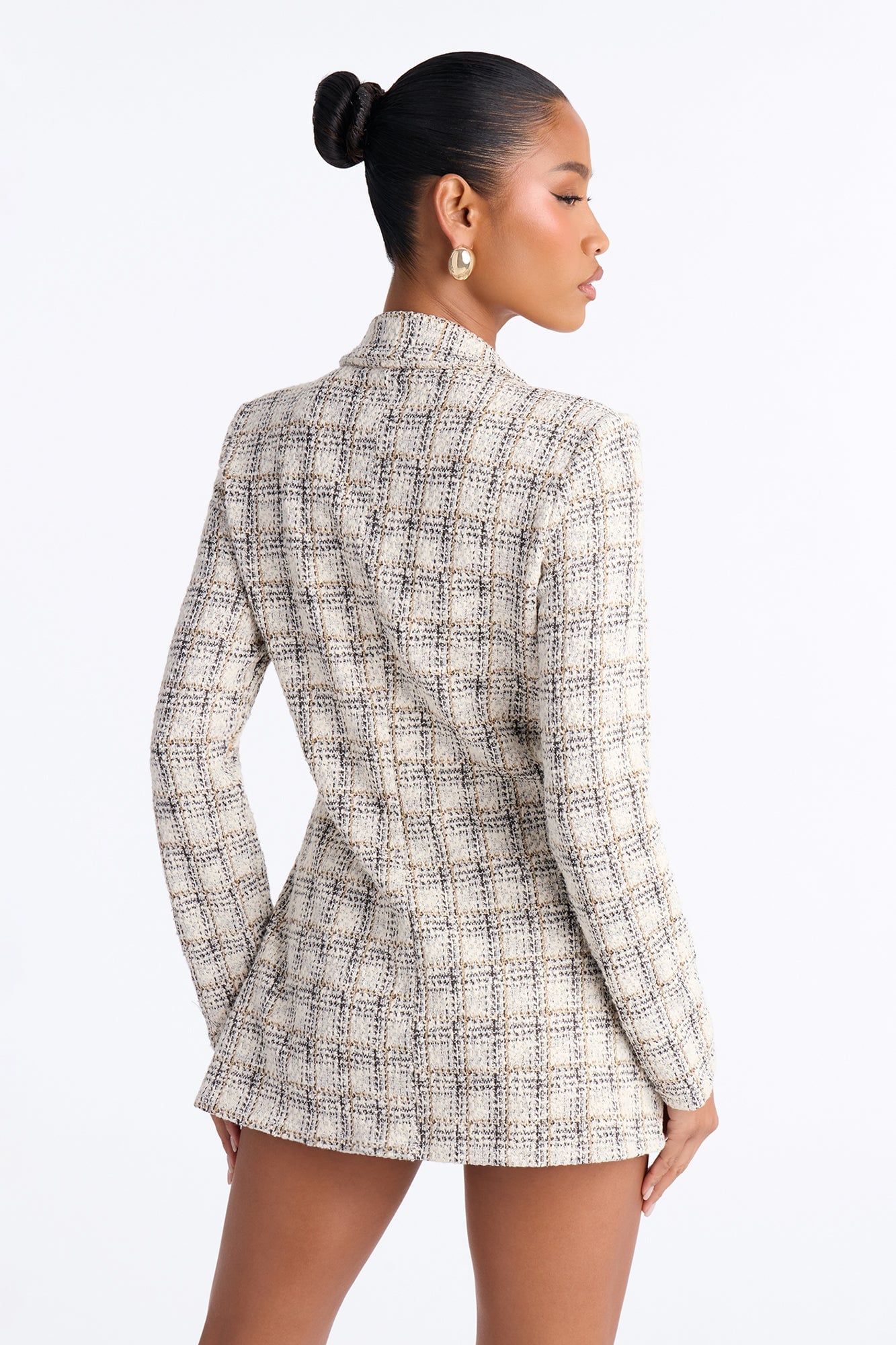 Bianca Knit Tweed Short Set - Cream/combo image 8