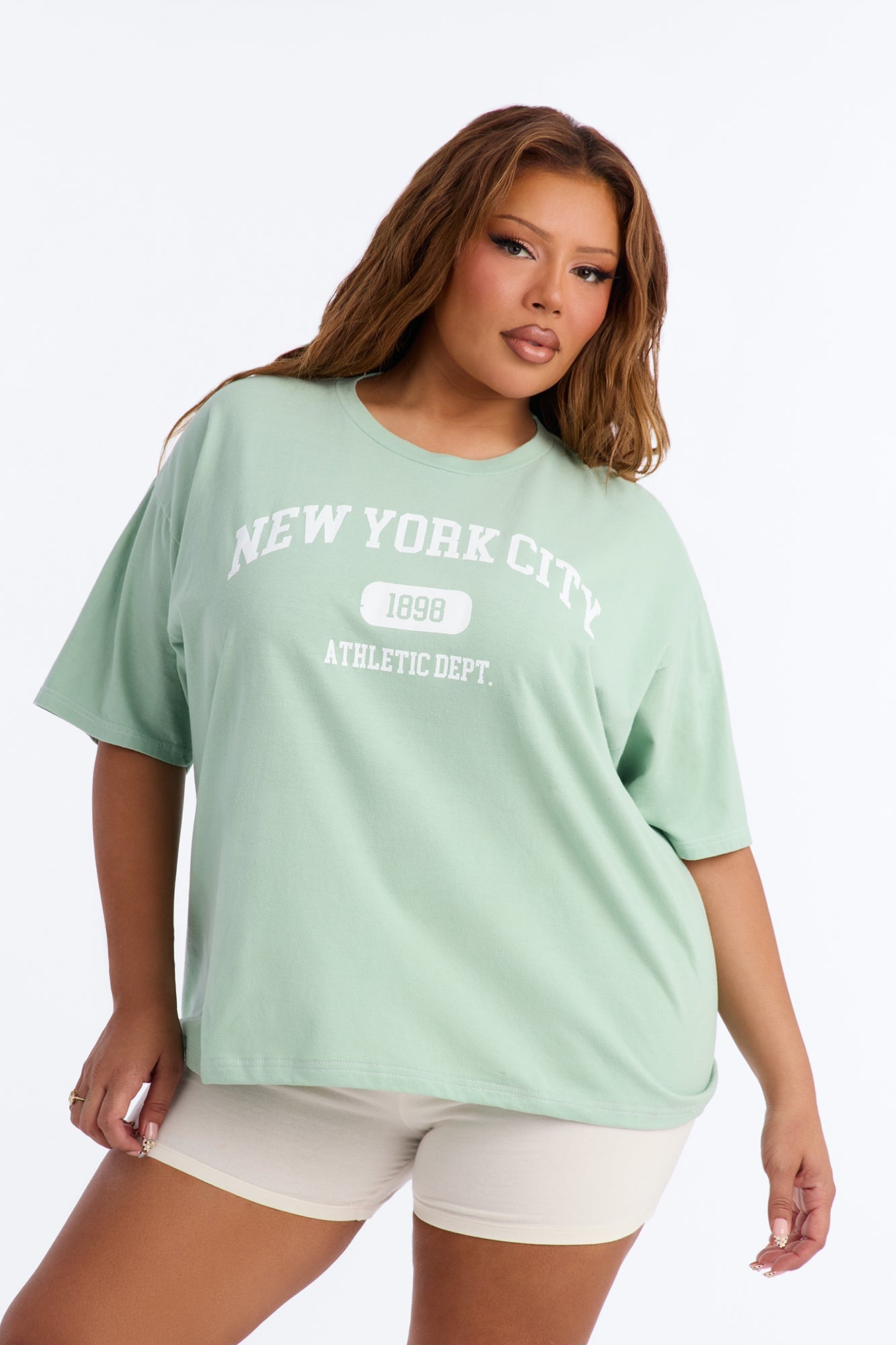 NYC 1898 Classic Washed T-Shirt - Sage image 1