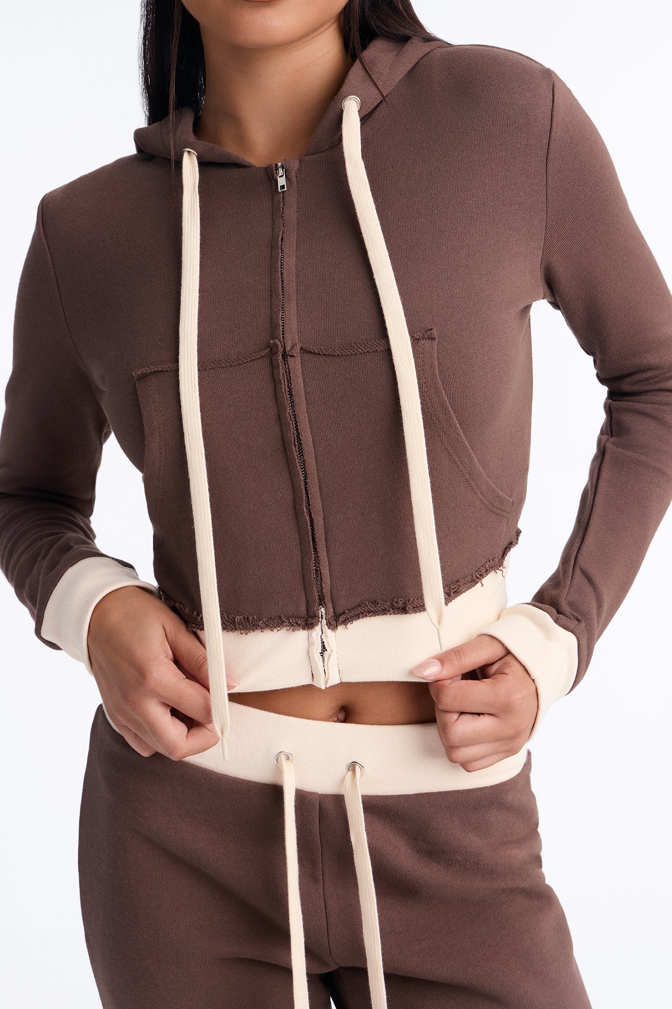 Keeping Up With Me Pant Set - Chocolate image 7