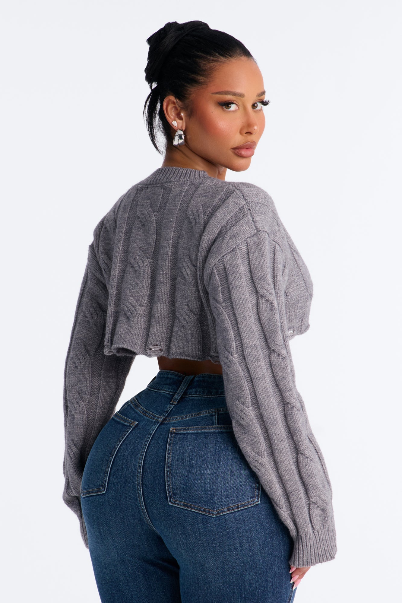 Stayin' In Tune Sweater - Heather Grey image 7