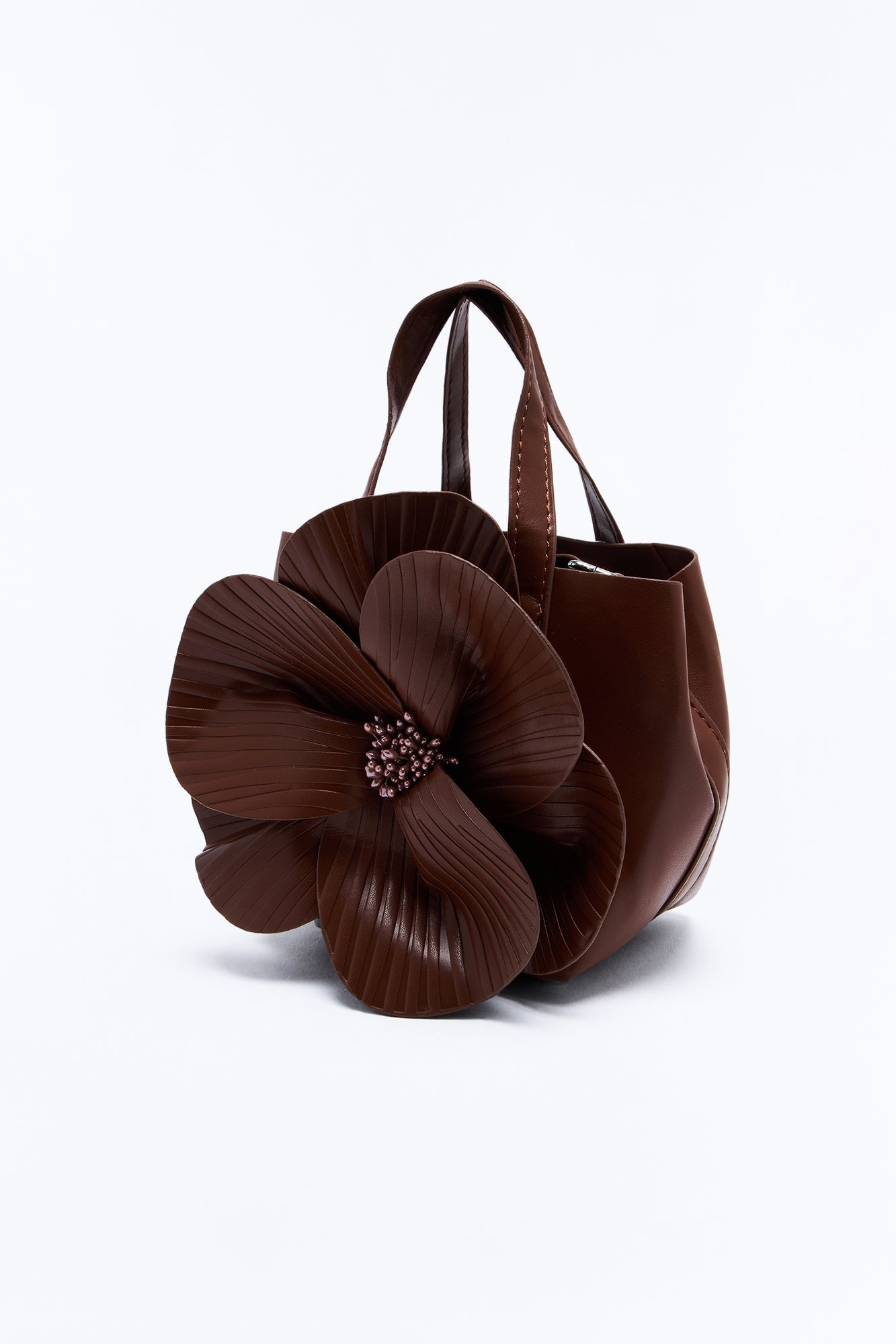 Flora Handbag - Brown image 3