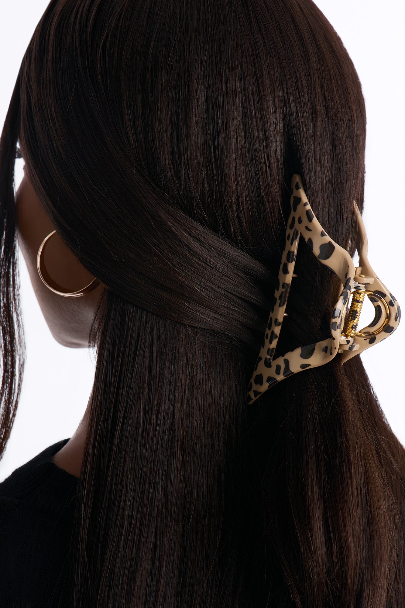 A Girl With Claws 5 Piece Claw Clip Set - Leopard image 2