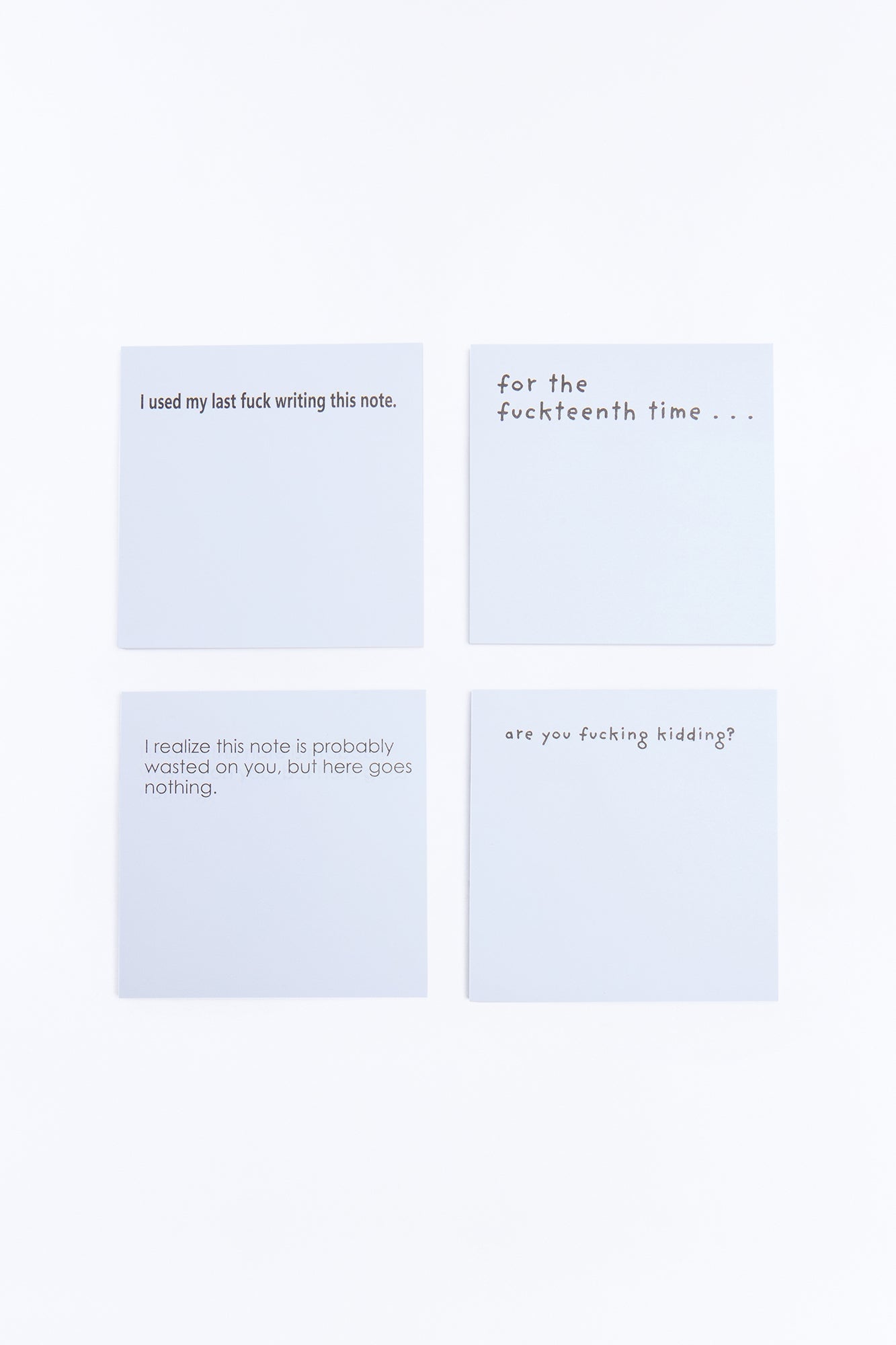 Snappy AF Sticky Notes 4 Pack Set - White image 1