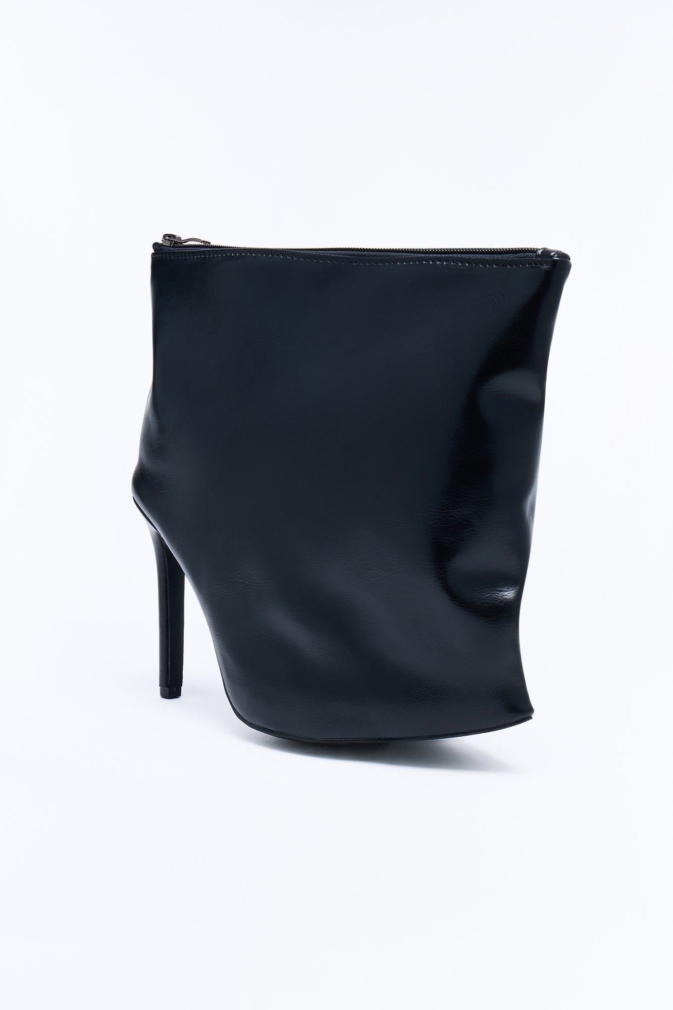 Sole Mate Faux Leather Clutch - Black image 4