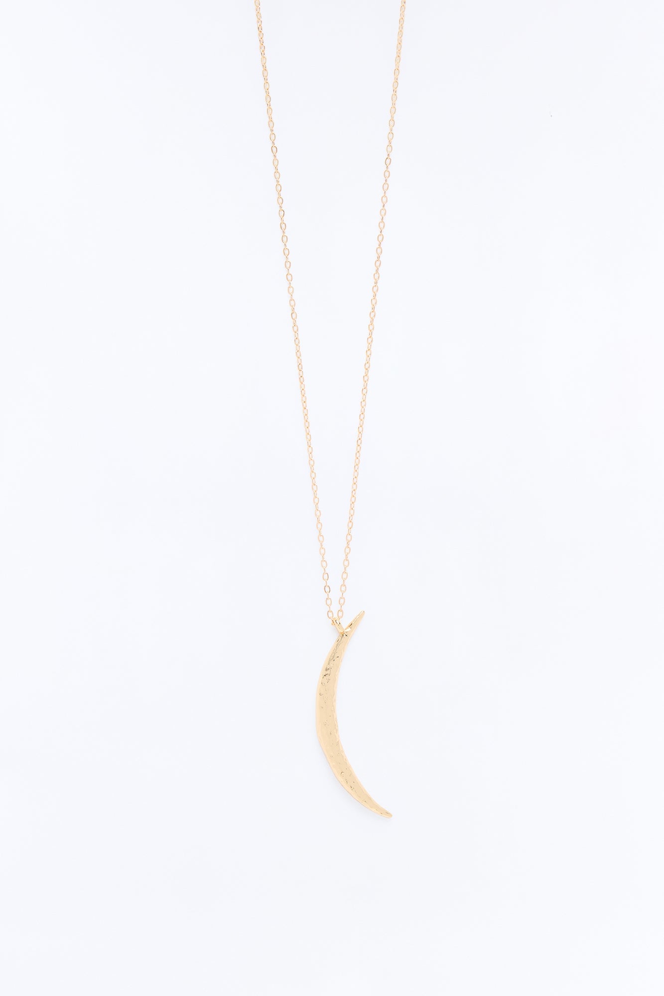 Lunar Chasing Pendant Necklace - Gold image 3