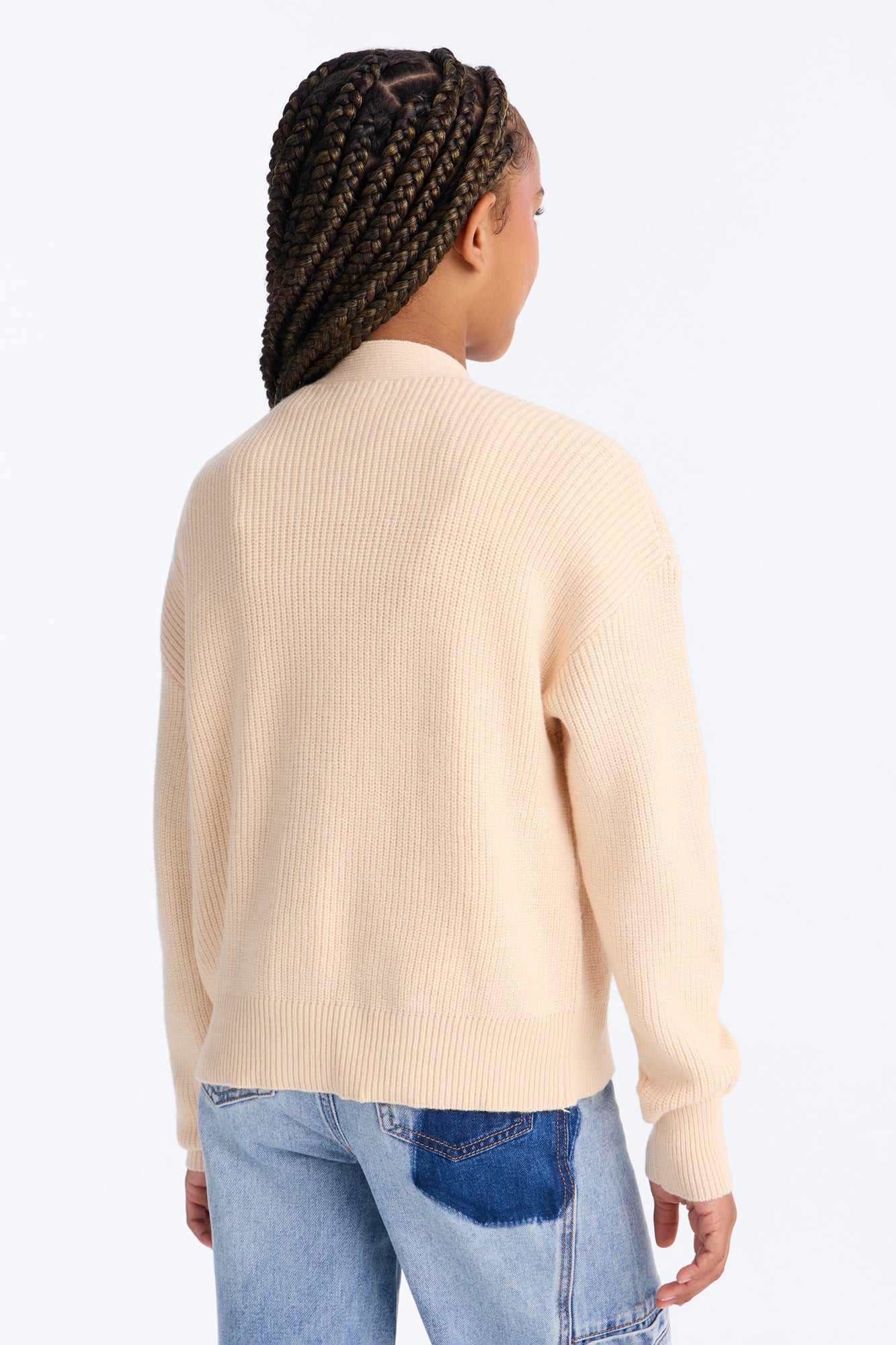 Mini Day Dream Cardigan - Oatmeal image 4